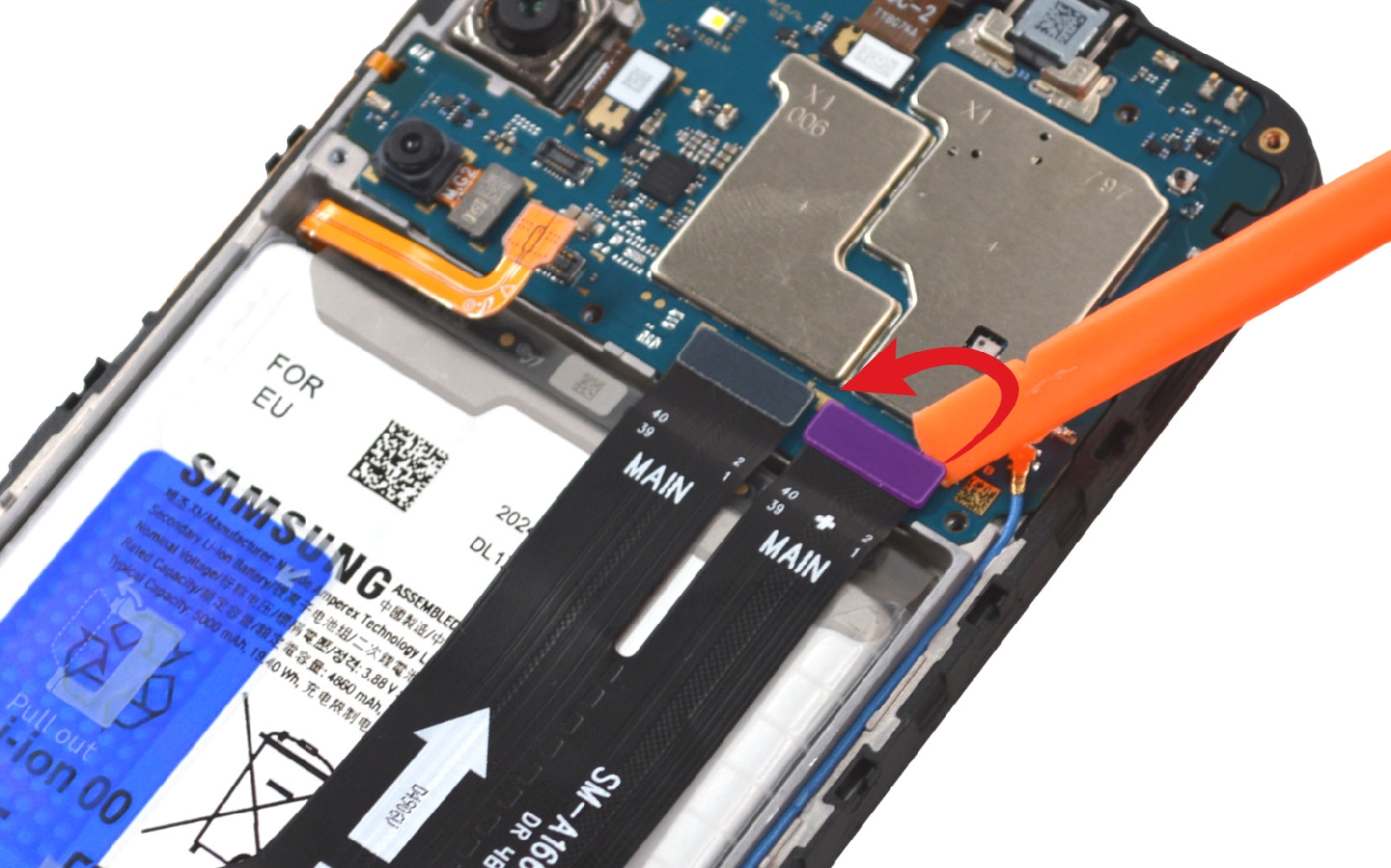 Comment changer la batterie sur Galaxy A16 (5G) photo 1