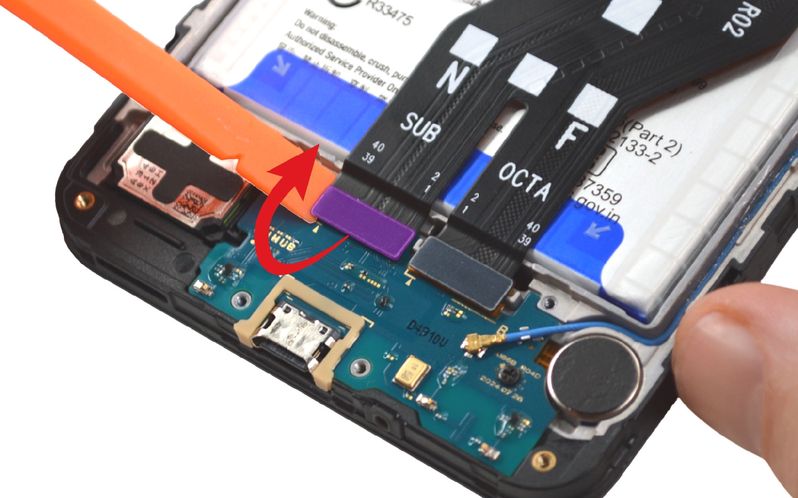 Comment changer la batterie sur Galaxy A16 (5G) photo 2