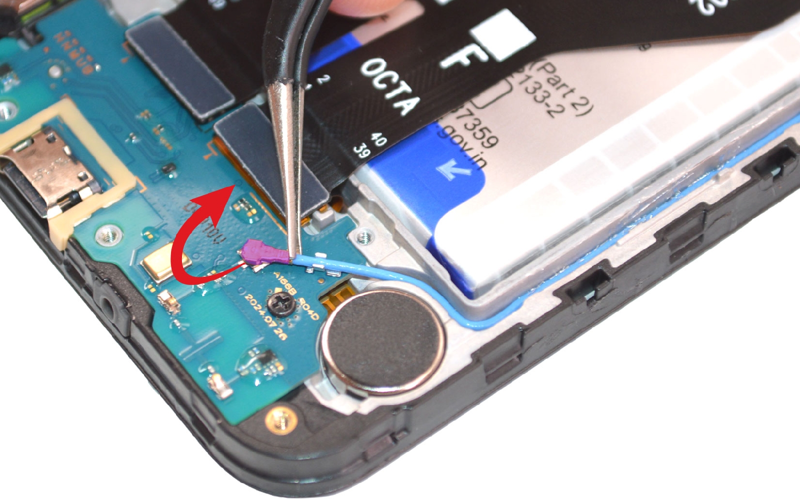 Comment changer le connecteur de charge  sur Galaxy A16 (5G) photo 1