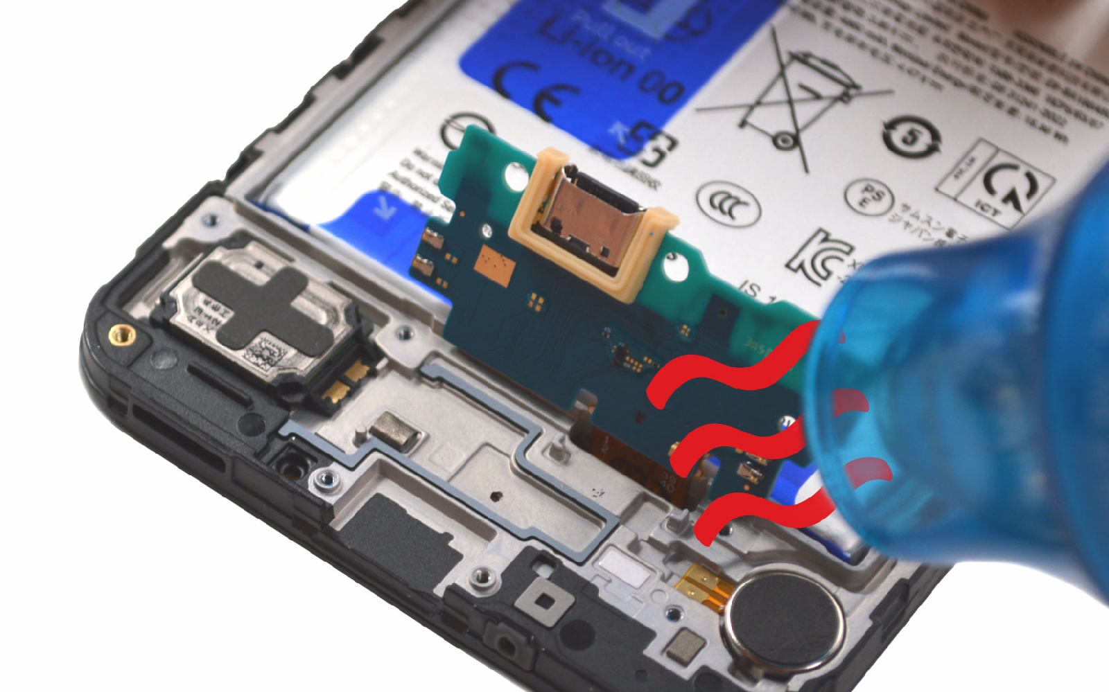 Comment changer le connecteur de charge  sur Galaxy A16 (5G) photo 3