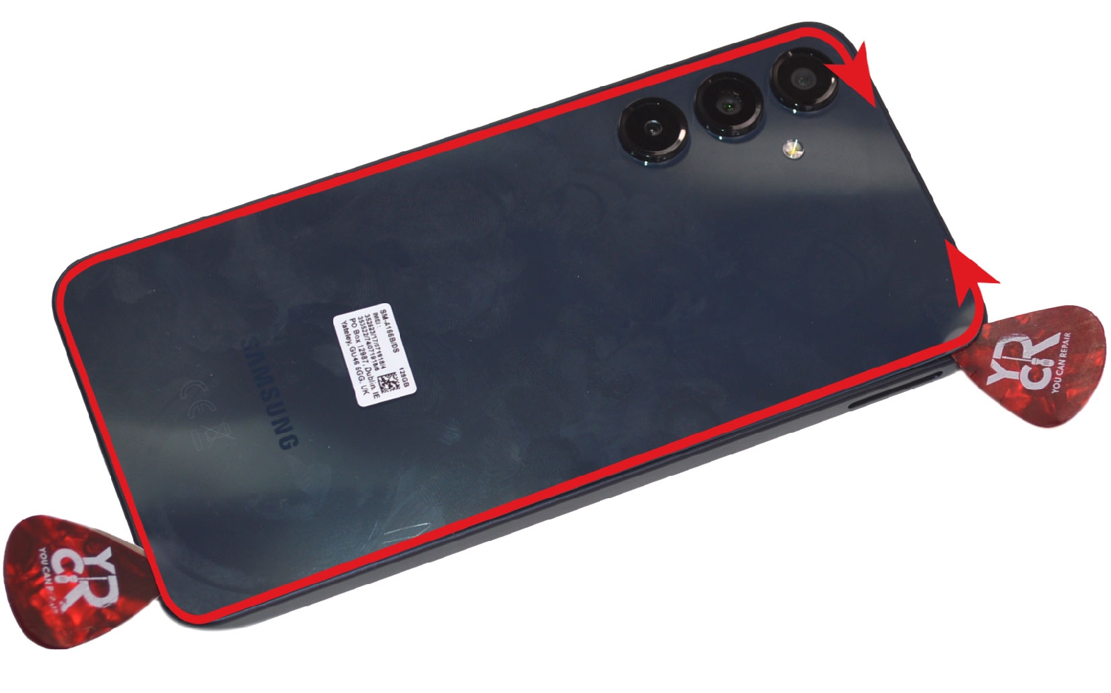 Comment changer la vitre arrière sur Galaxy A16 (5G) photo 3