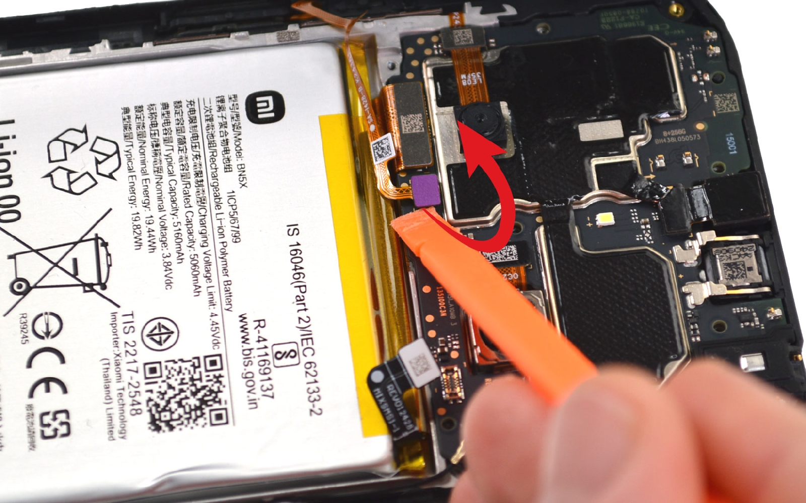 Comment changer la batterie sur Redmi 14C photo 2