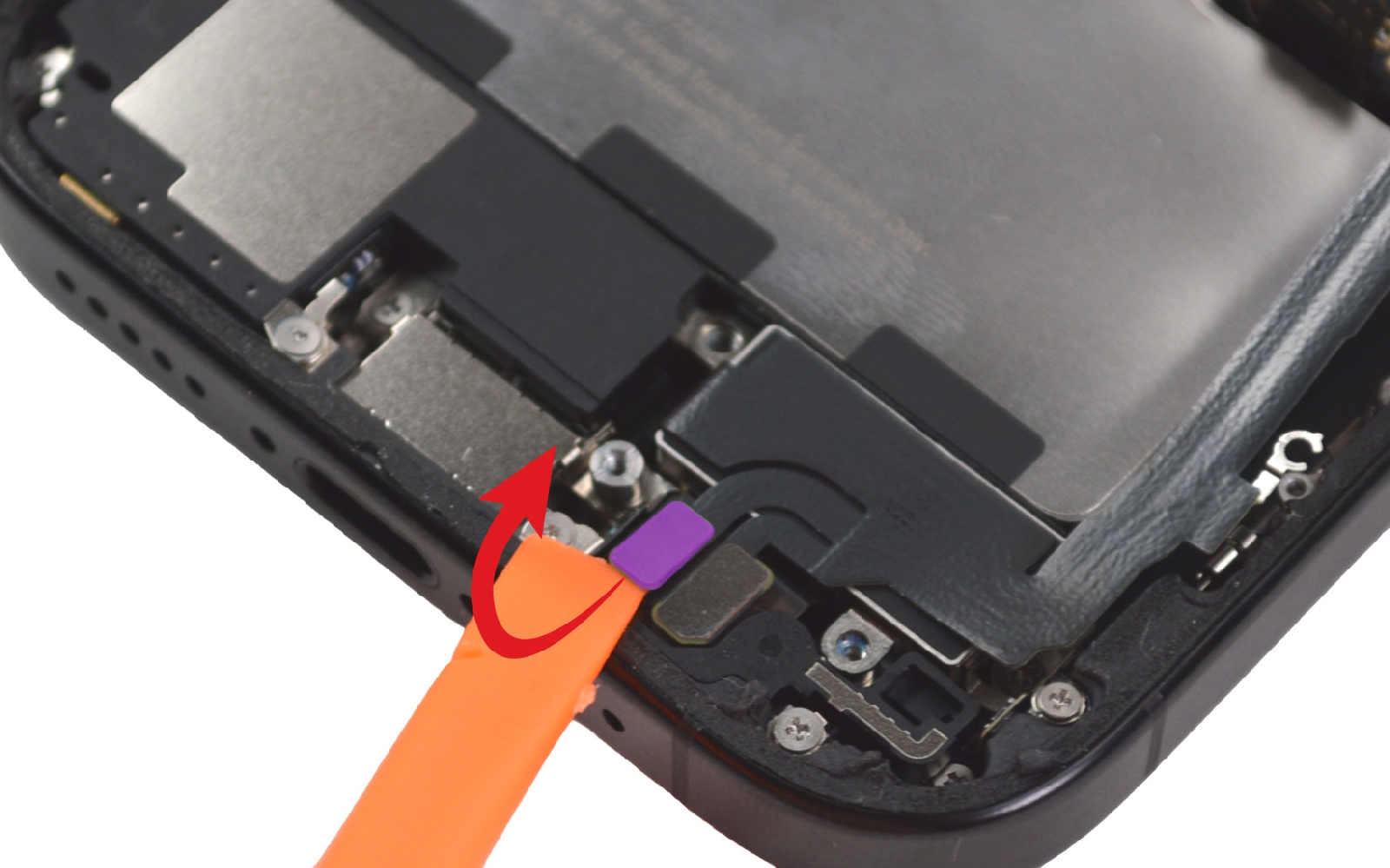 Comment changer la batterie sur iPhone 16 Pro photo 2