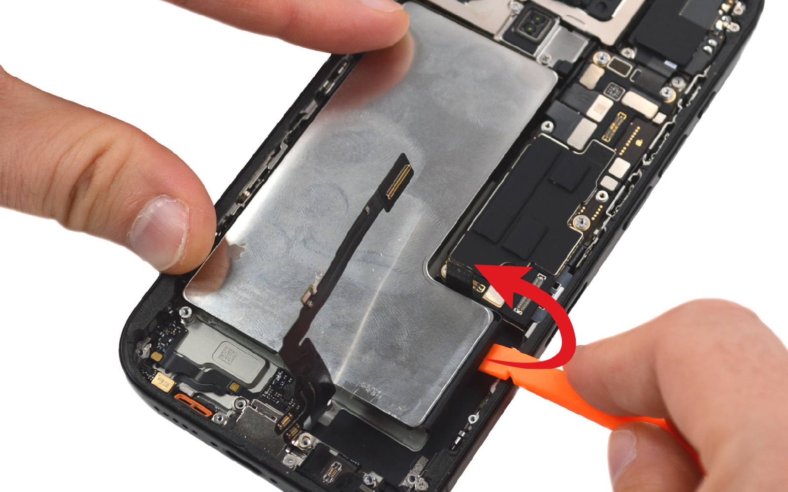 Comment changer la batterie sur iPhone 16 Pro photo 2