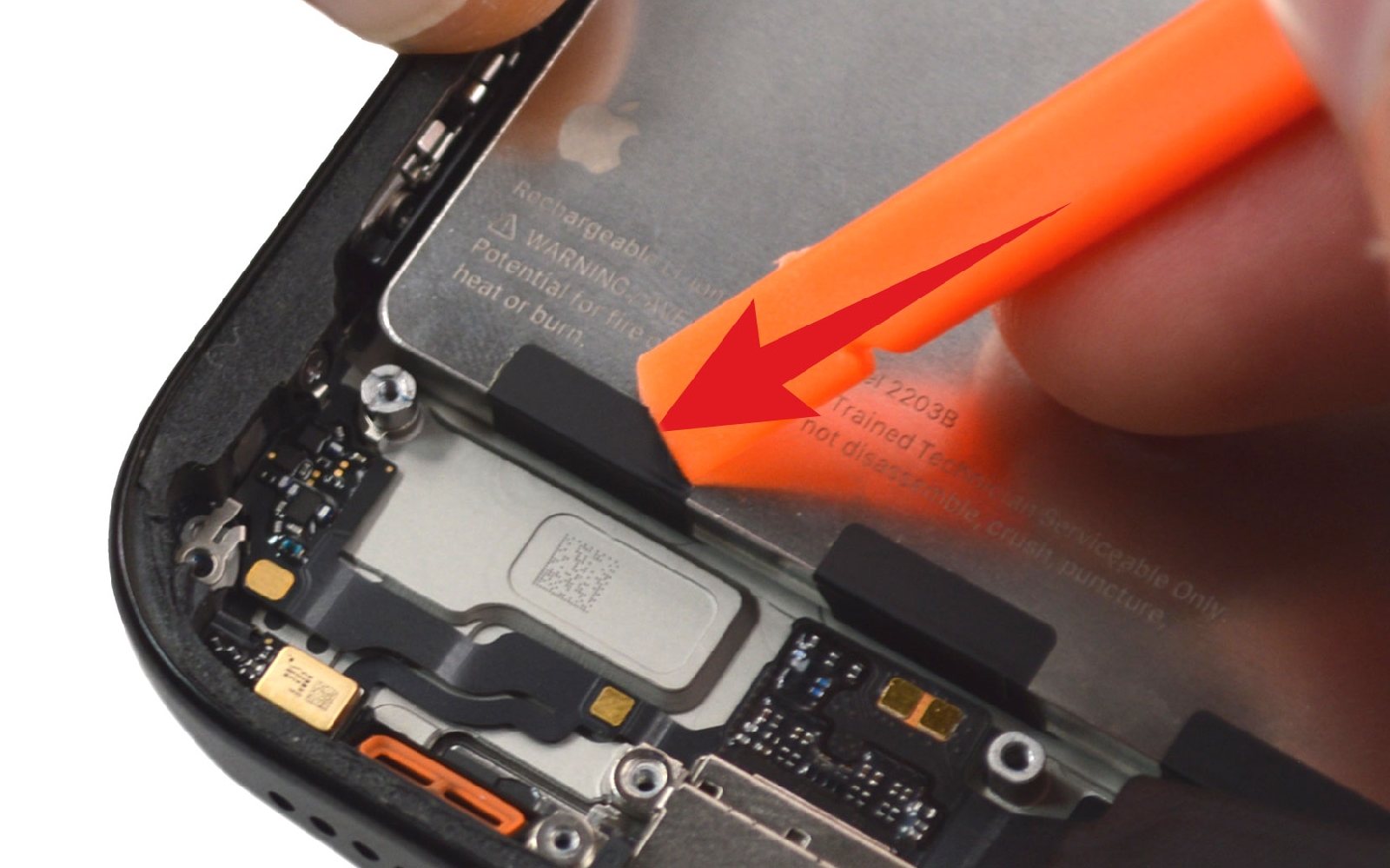 Comment changer la batterie sur iPhone 16 Pro photo 1