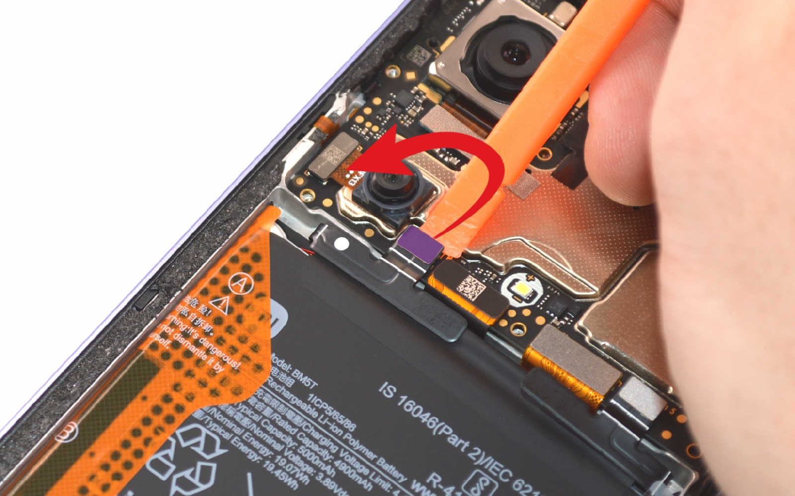 Comment changer la batterie sur Redmi Note 13 pro (4G) photo 2