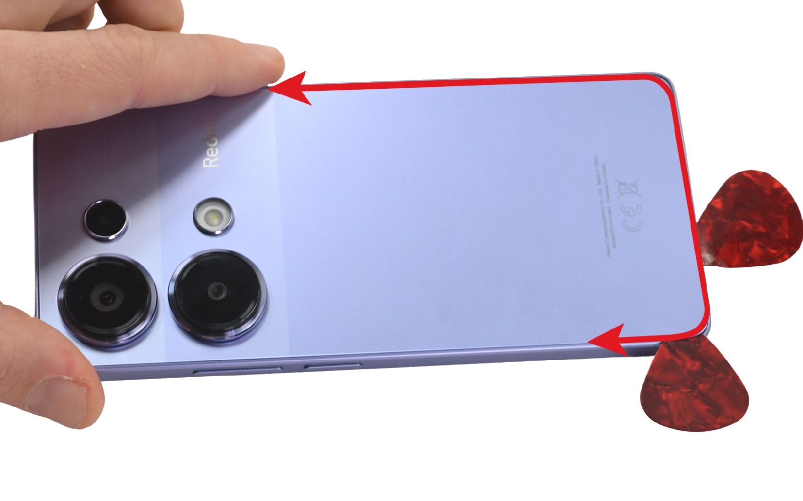 Comment changer la batterie sur Redmi Note 13 pro (4G) photo 3