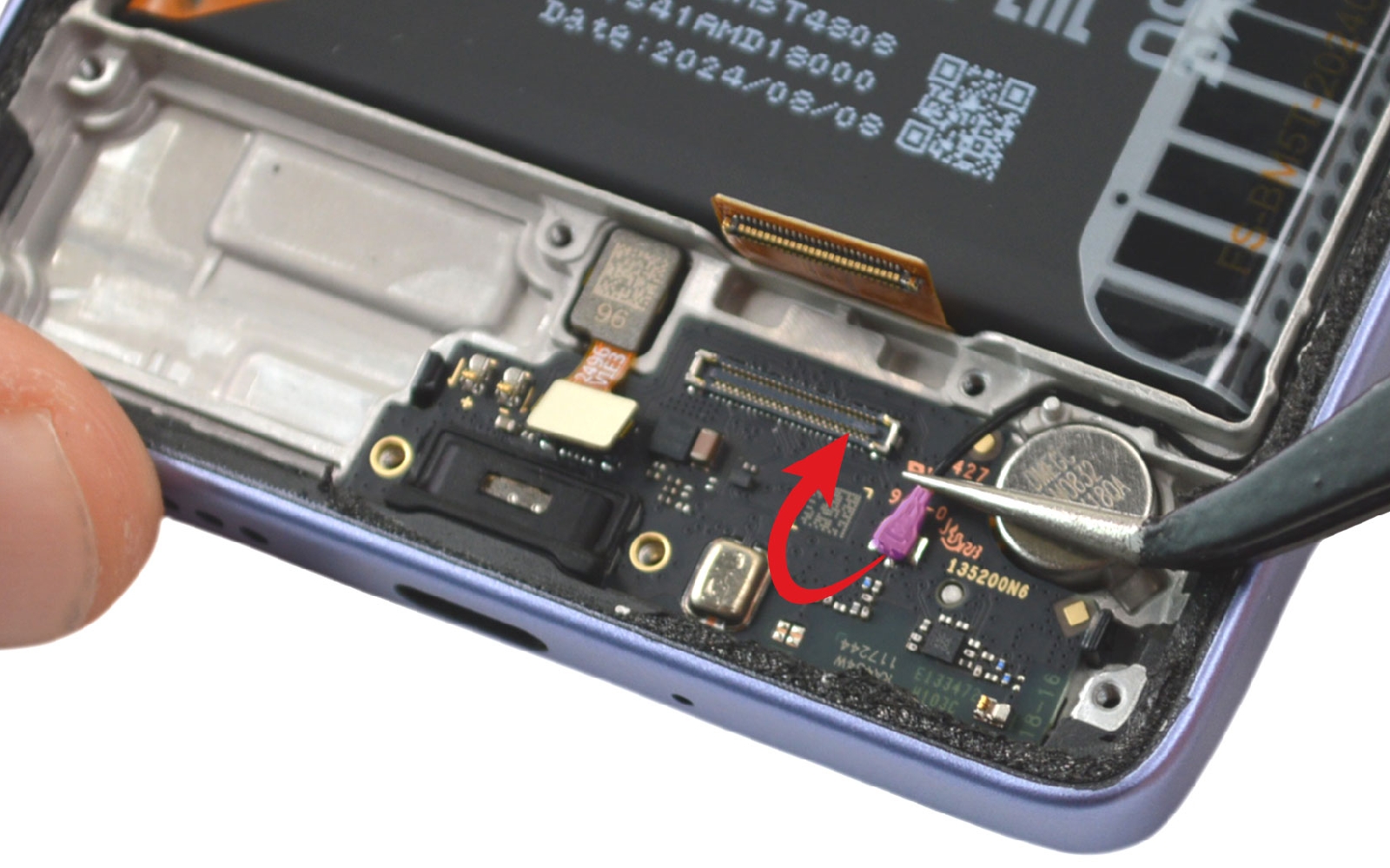 Comment changer le connecteur de charge  sur Redmi Note 13 pro (4G) photo 4