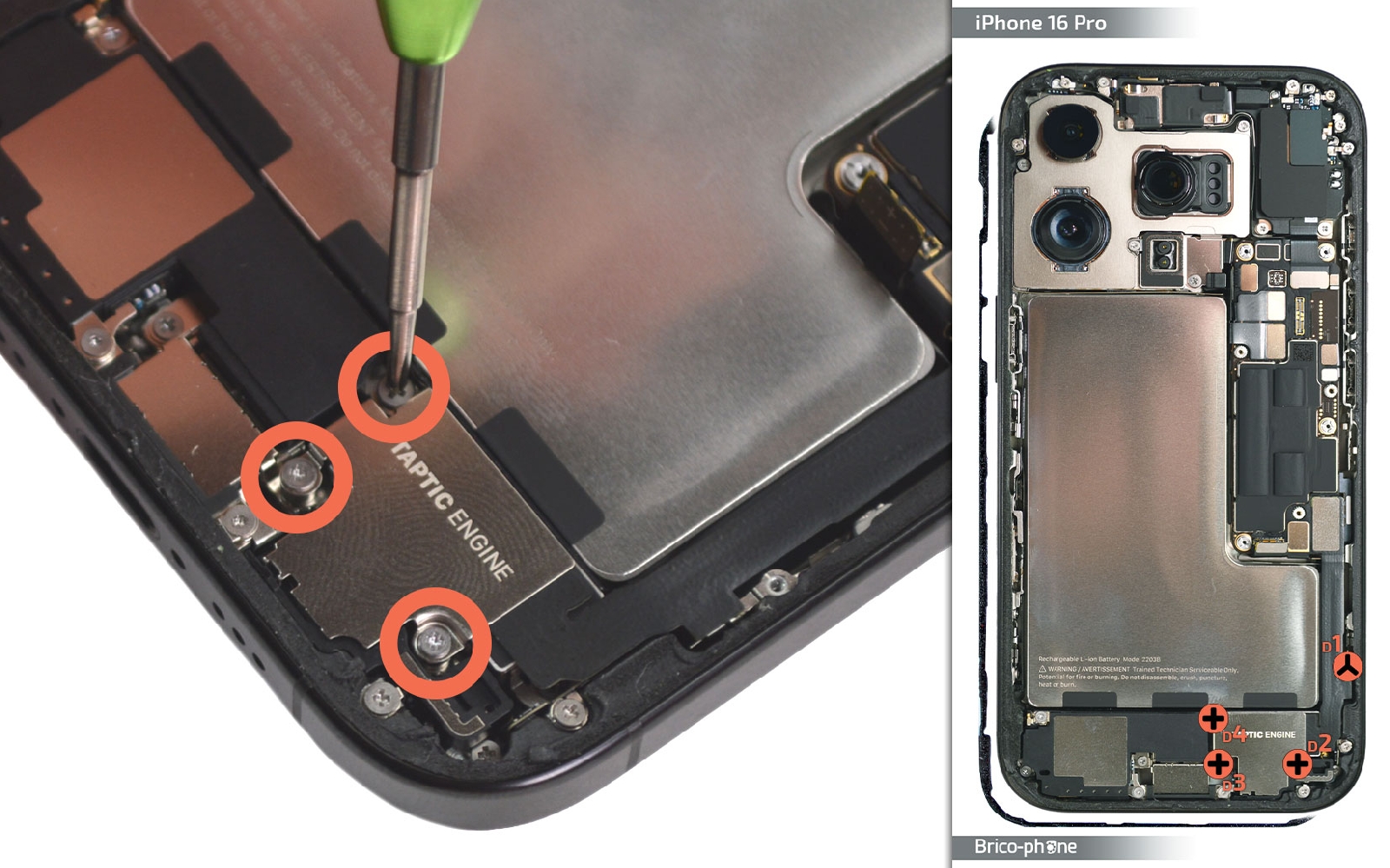 Comment changer le connecteur de charge  sur iPhone 16 Pro photo 2