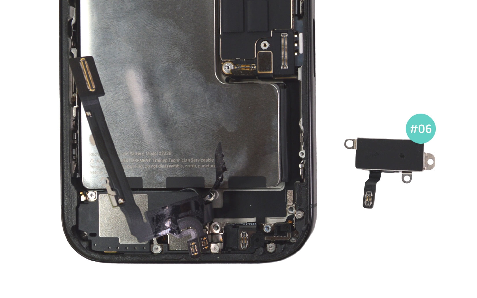 Comment changer le connecteur de charge  sur iPhone 16 Pro photo 4