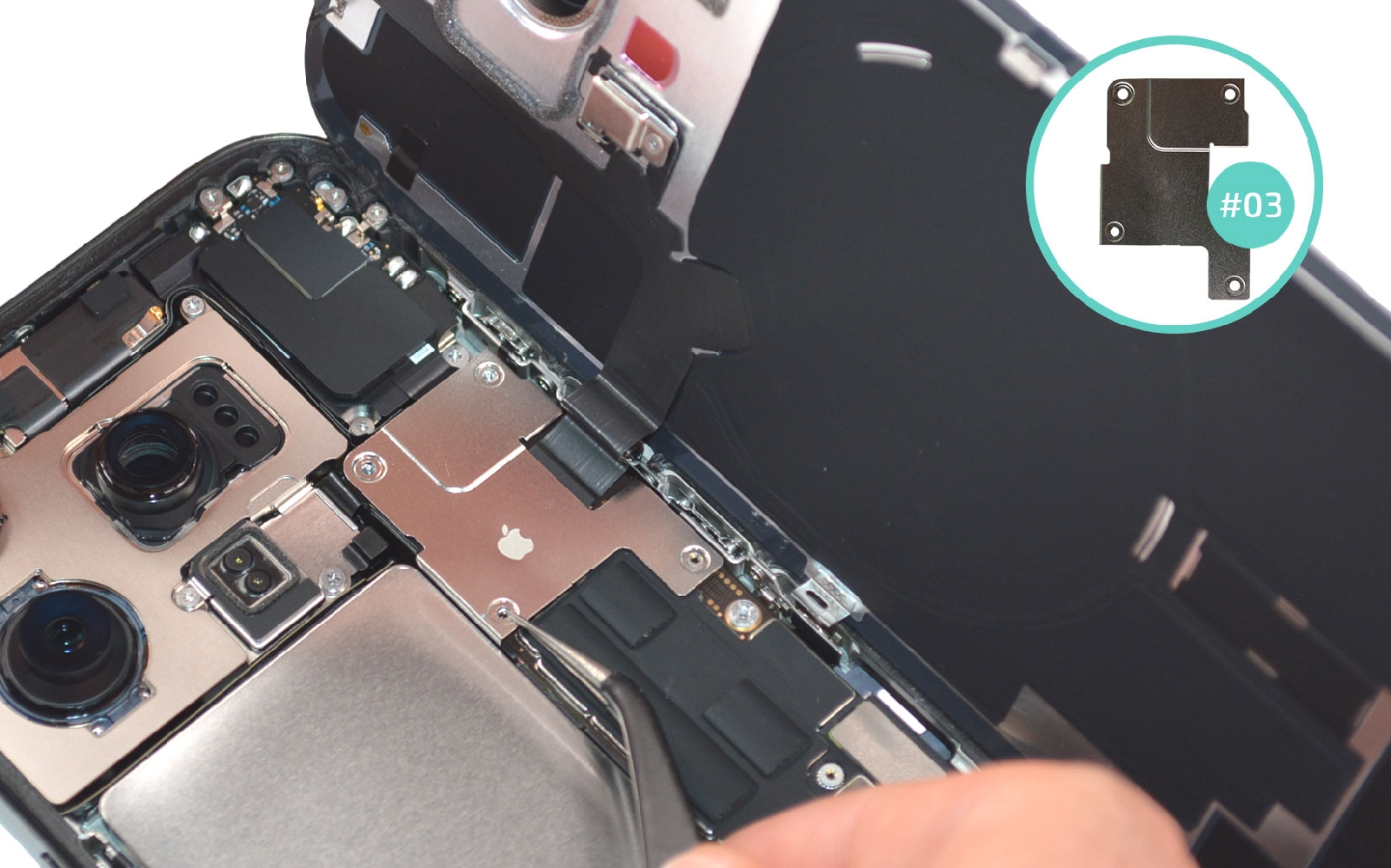 Comment changer le haut-parleur externe sur iPhone 16 Pro photo 2