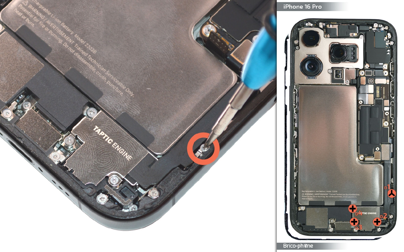 Comment changer le haut-parleur externe sur iPhone 16 Pro photo 1