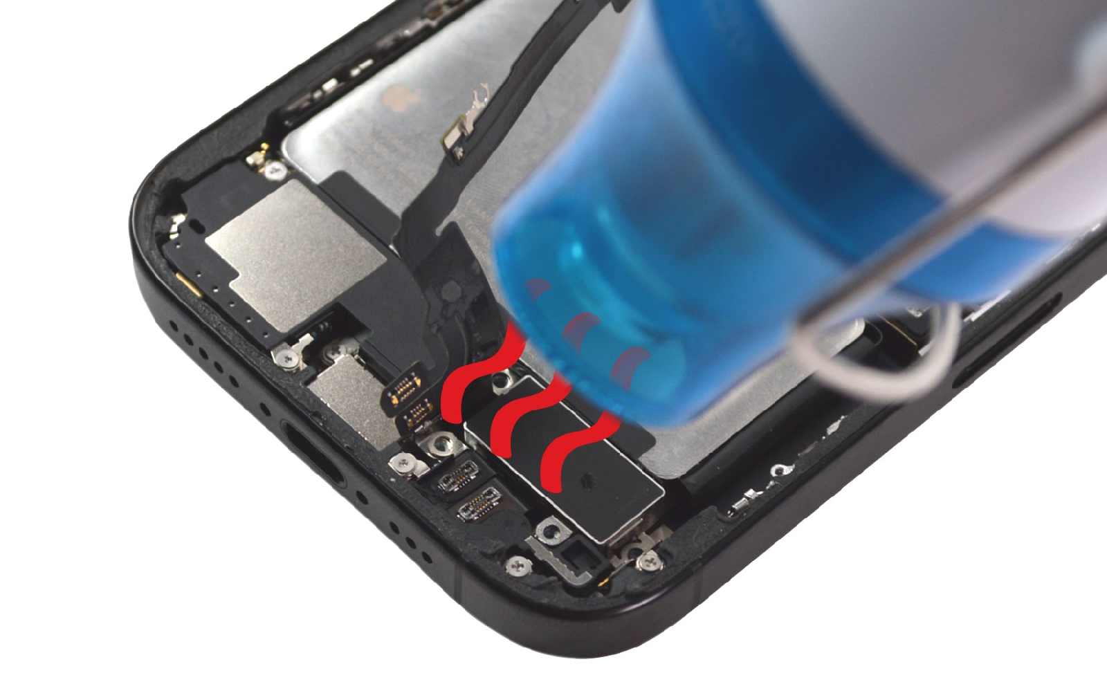 Comment changer le haut-parleur externe sur iPhone 16 Pro photo 1