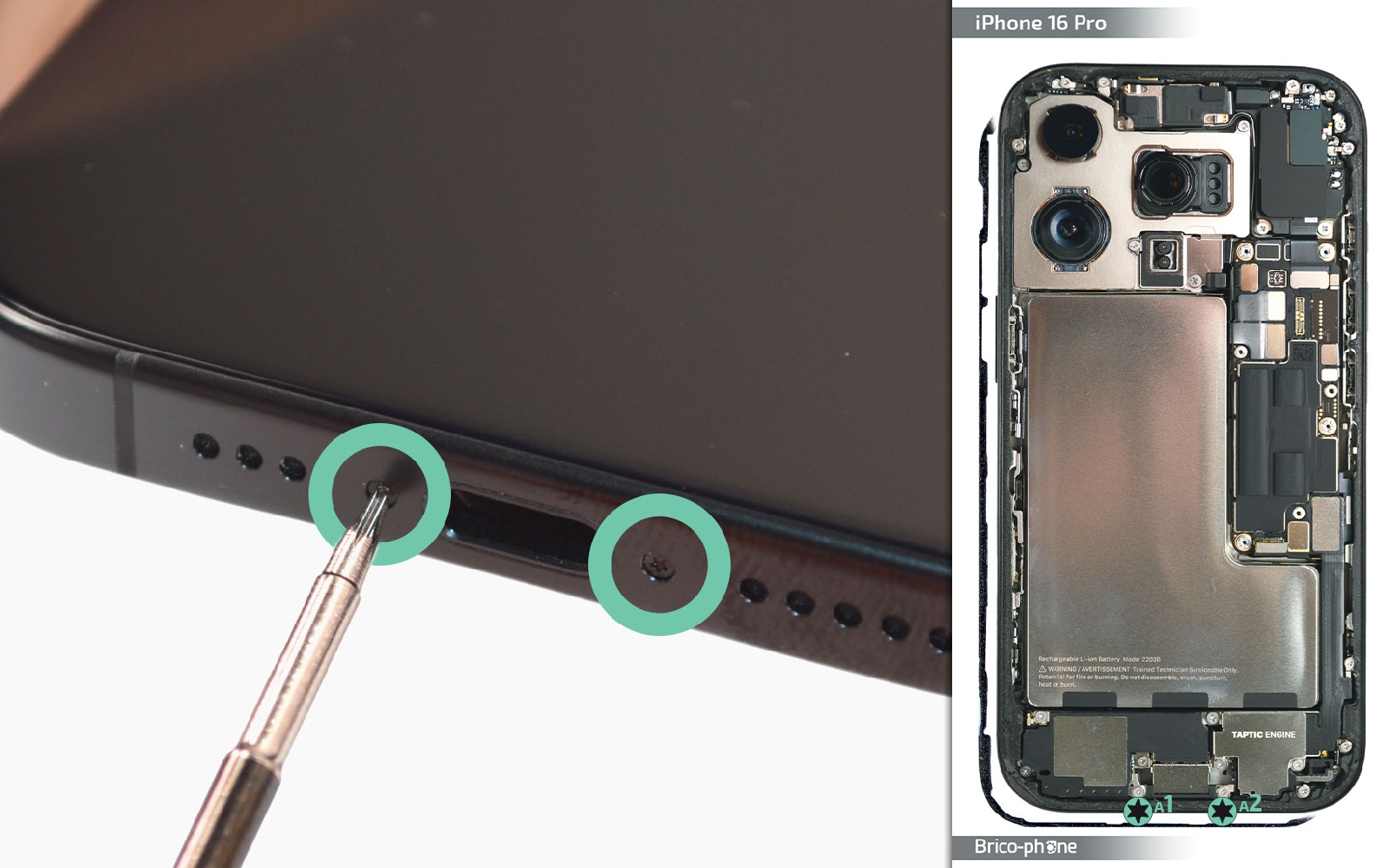 Comment changer le haut-parleur externe sur iPhone 16 Pro photo 1