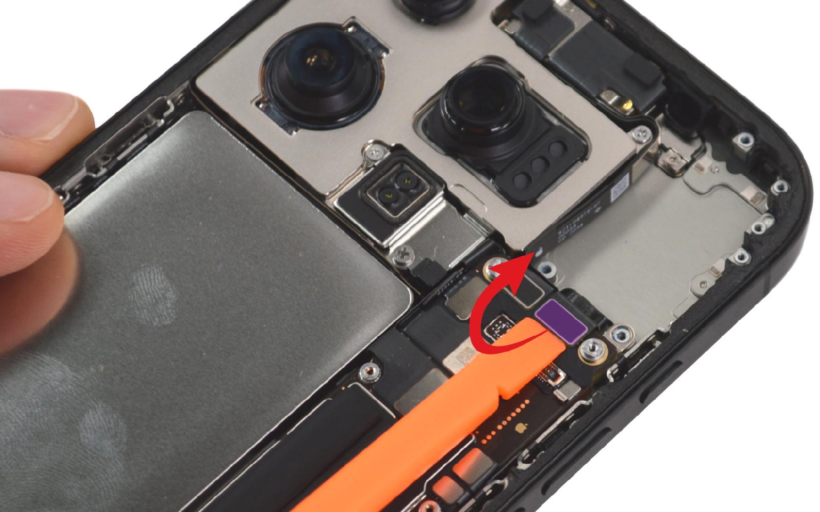 Comment changer la caméra frontale sur iPhone 16 Pro photo 1