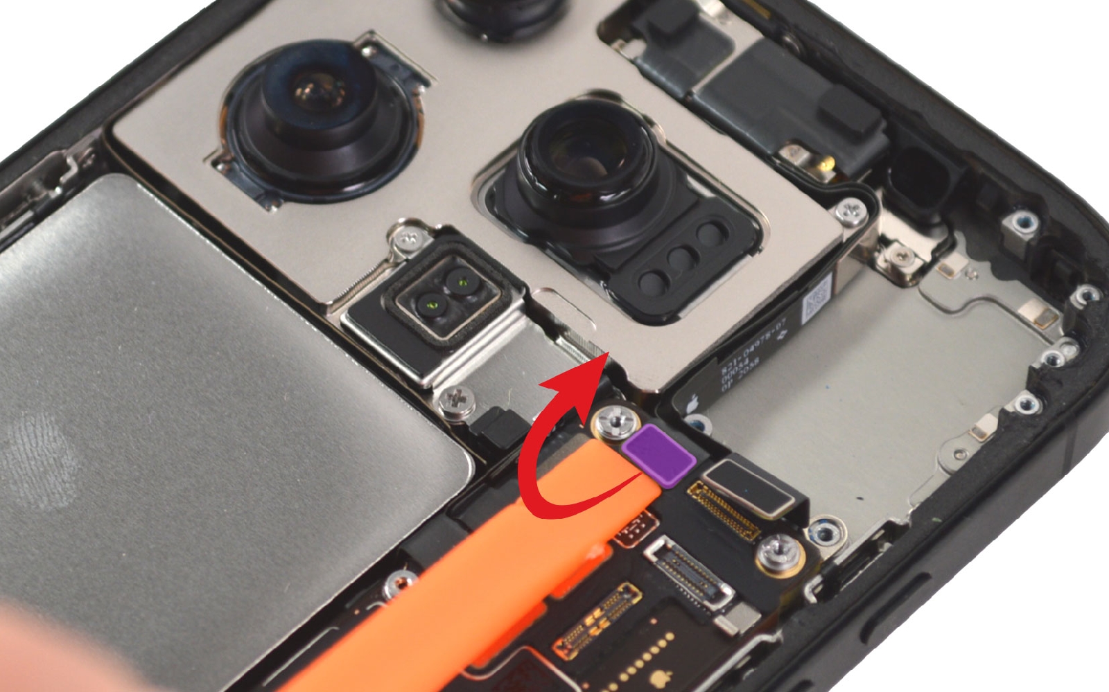 Comment changer la caméra frontale sur iPhone 16 Pro photo 2