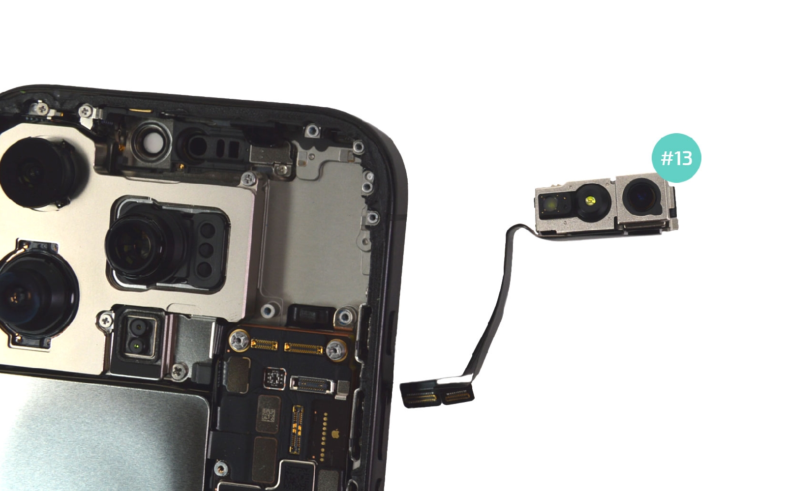 Comment changer la caméra frontale sur iPhone 16 Pro photo 4