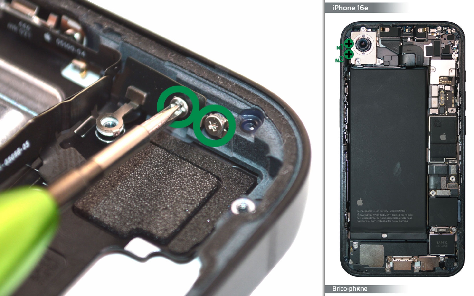 Guide de réparation sur iPhone 16e photo 4