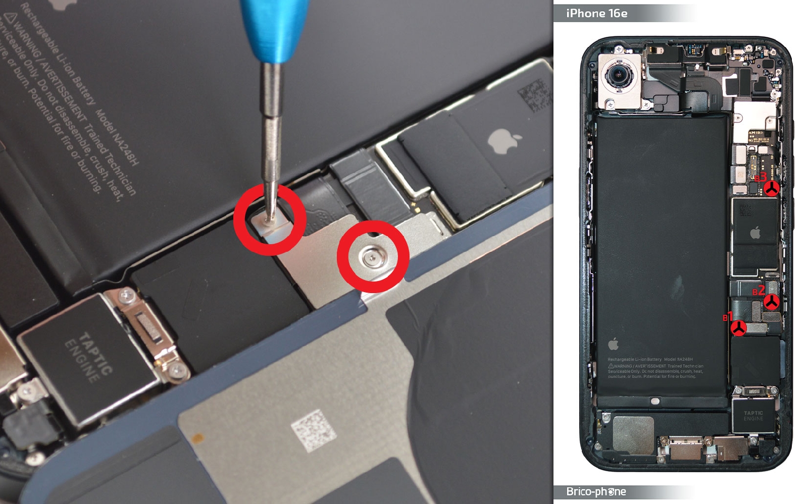 Guide de réparation sur iPhone 16e photo 1
