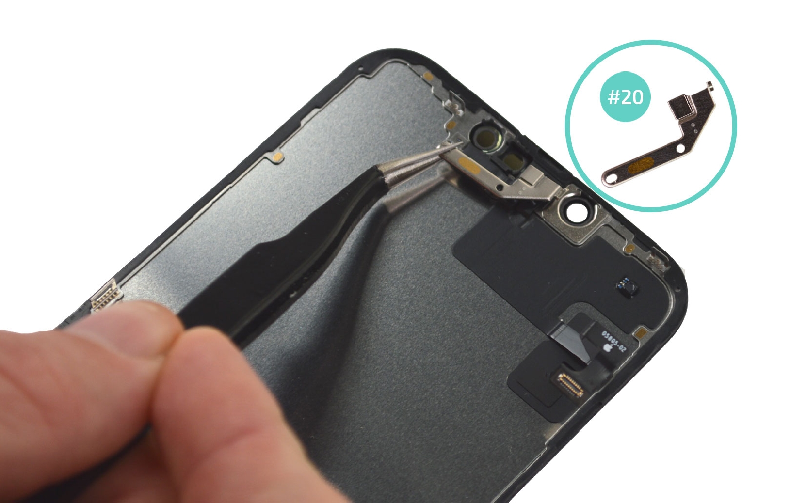 Guide de réparation sur iPhone 16e photo 2