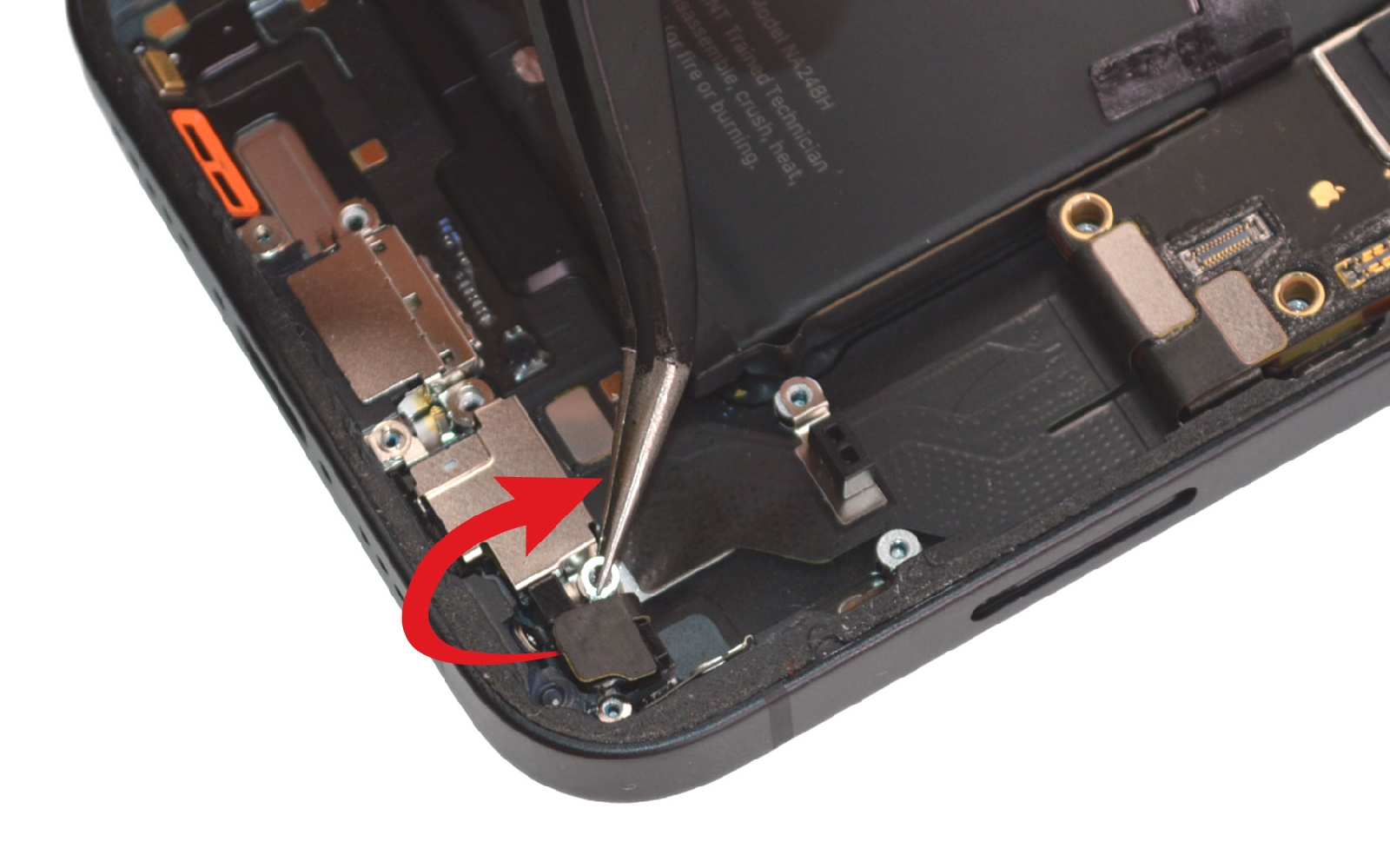 Guide de réparation sur iPhone 16e photo 4