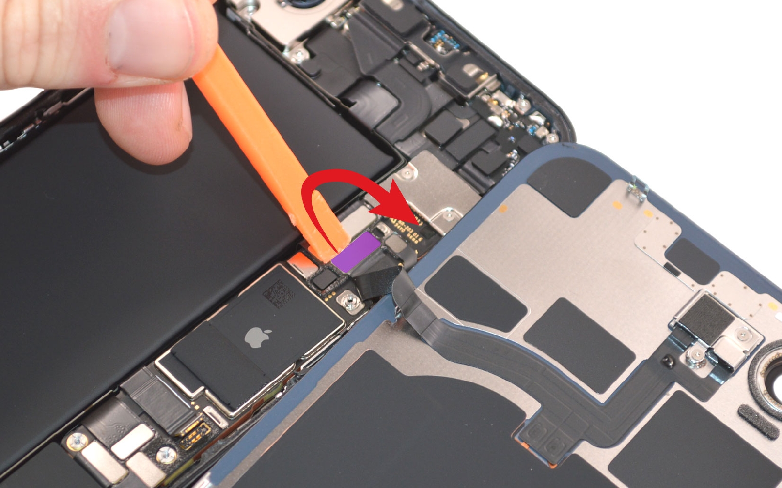 Guide de réparation sur iPhone 16e photo 3