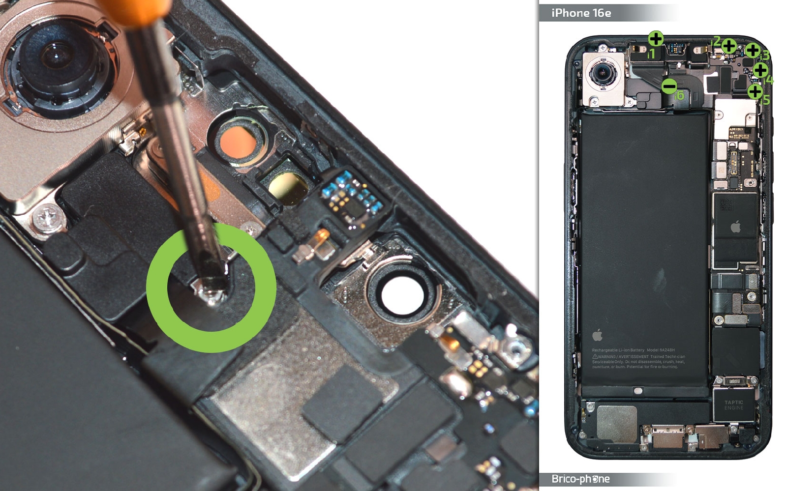 Guide de réparation sur iPhone 16e photo 2