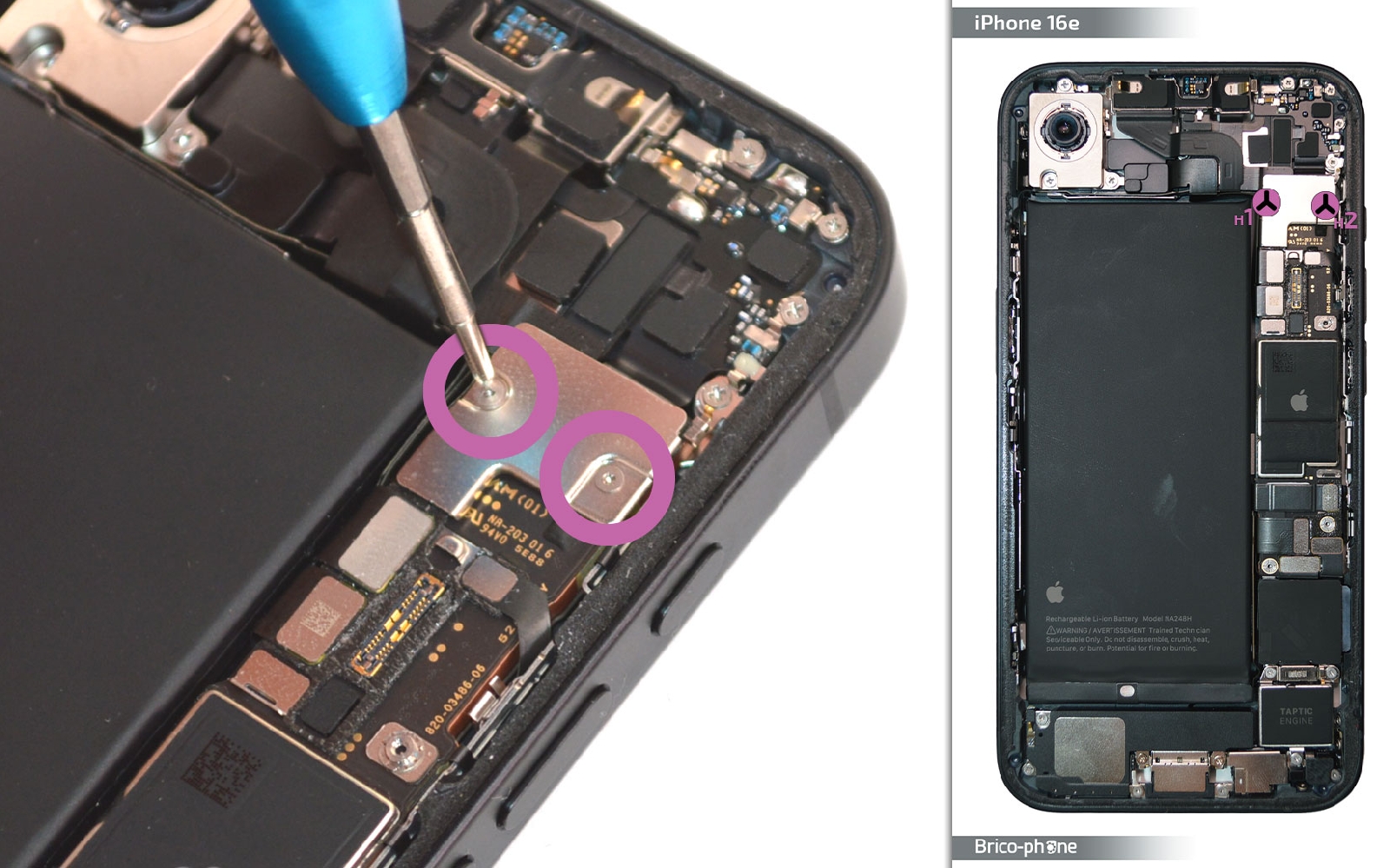 Guide de réparation sur iPhone 16e photo 1
