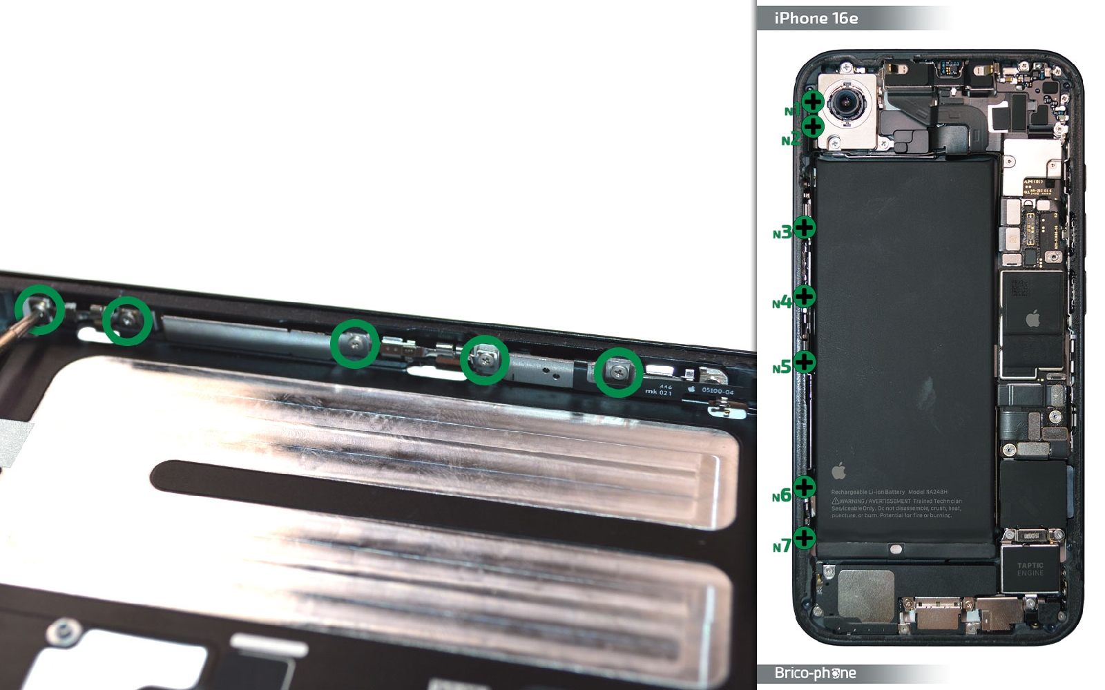 Guide de réparation sur iPhone 16e photo 2