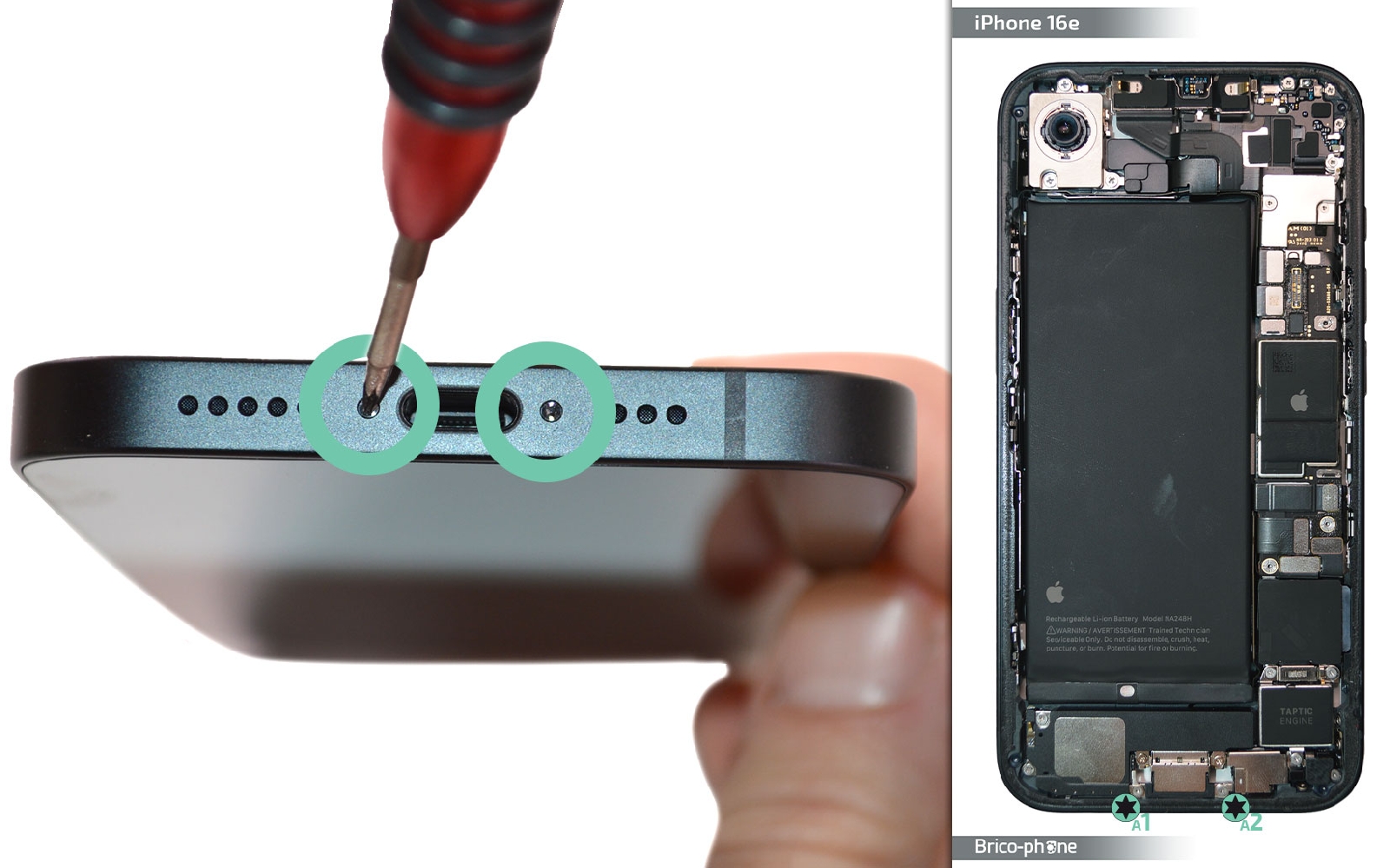 Comment changer l'écran sur iPhone 16e photo 1