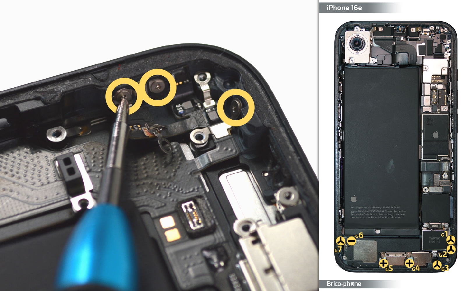 Comment changer le connecteur de charge  sur iPhone 16e photo 1