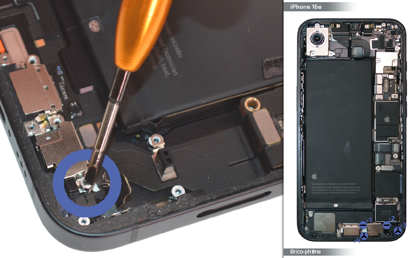 Comment changer le connecteur de charge  sur iPhone 16e photo 1