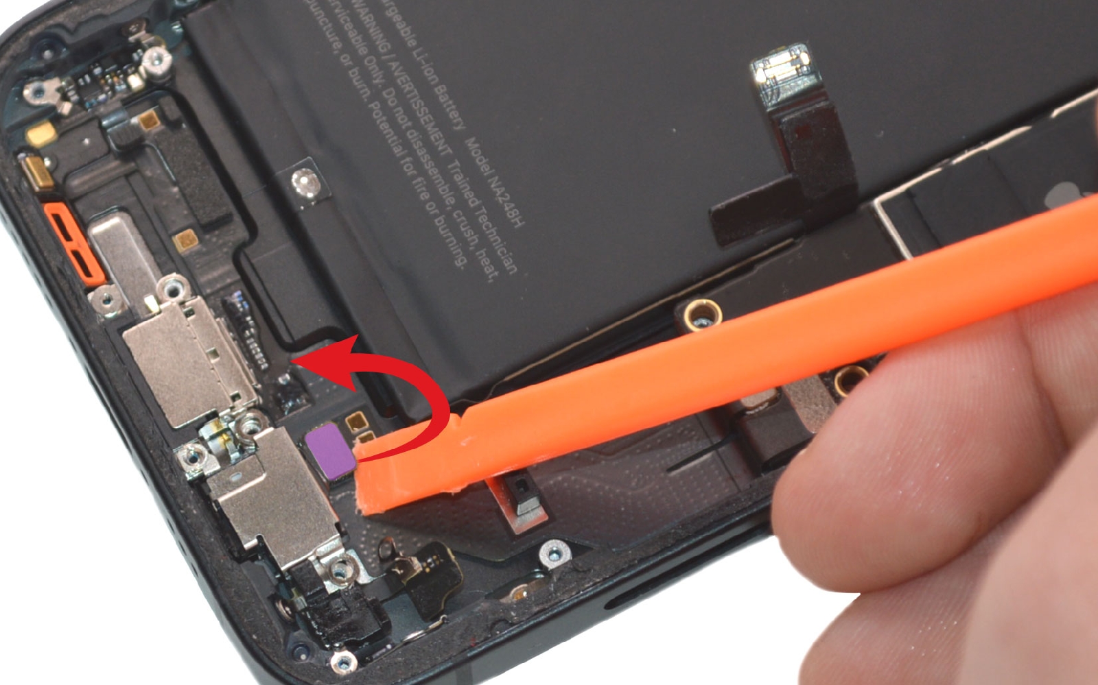 Comment changer le connecteur de charge  sur iPhone 16e photo 2