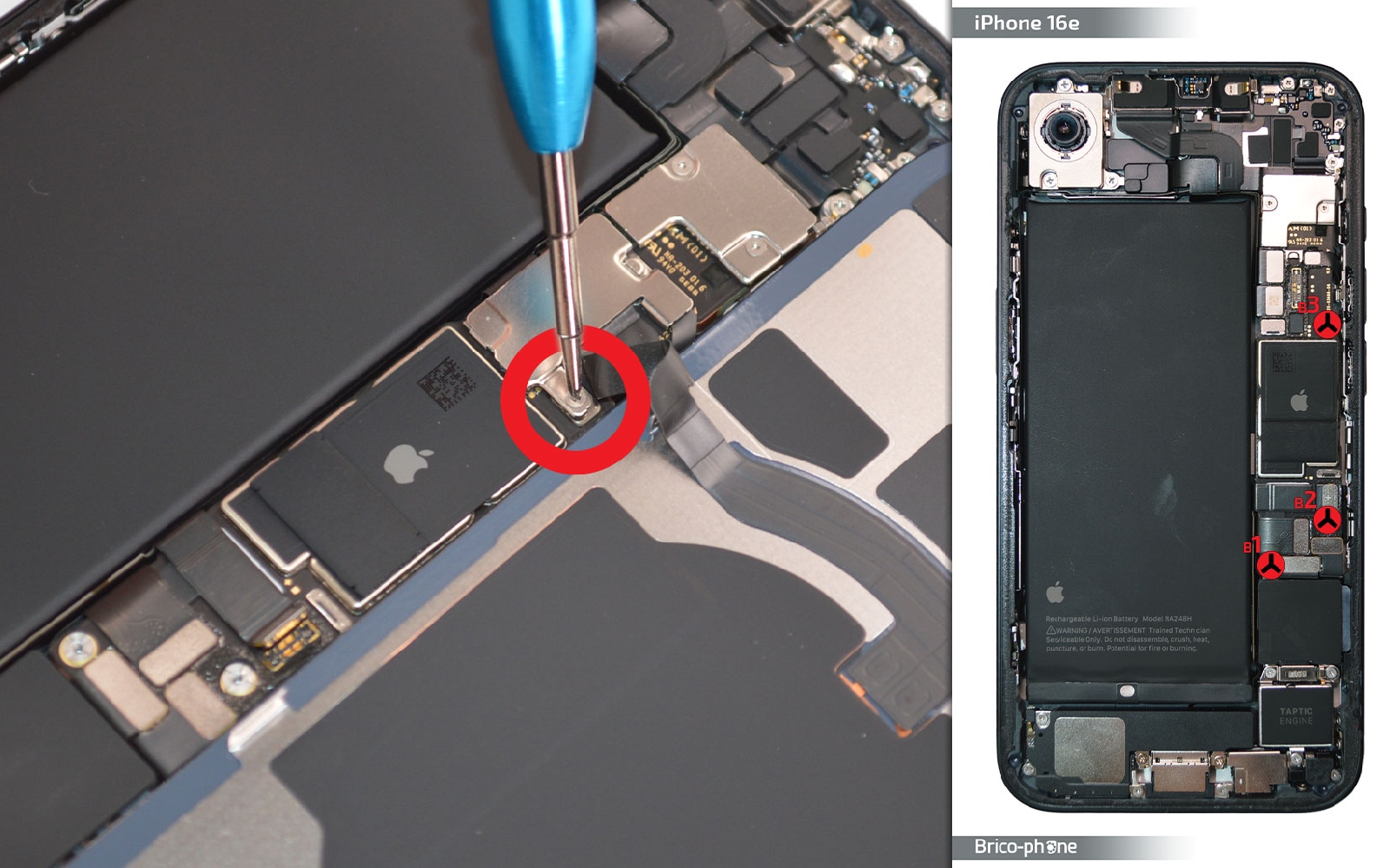 Comment changer le connecteur de charge  sur iPhone 16e photo 1