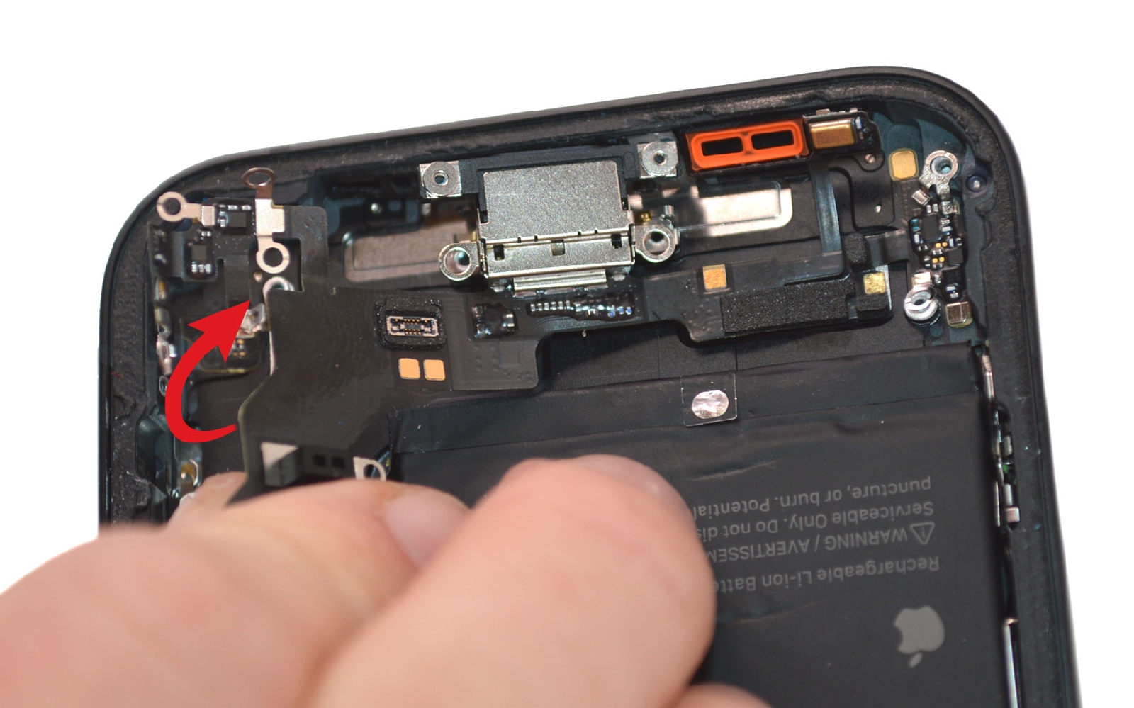 Comment changer le connecteur de charge  sur iPhone 16e photo 3