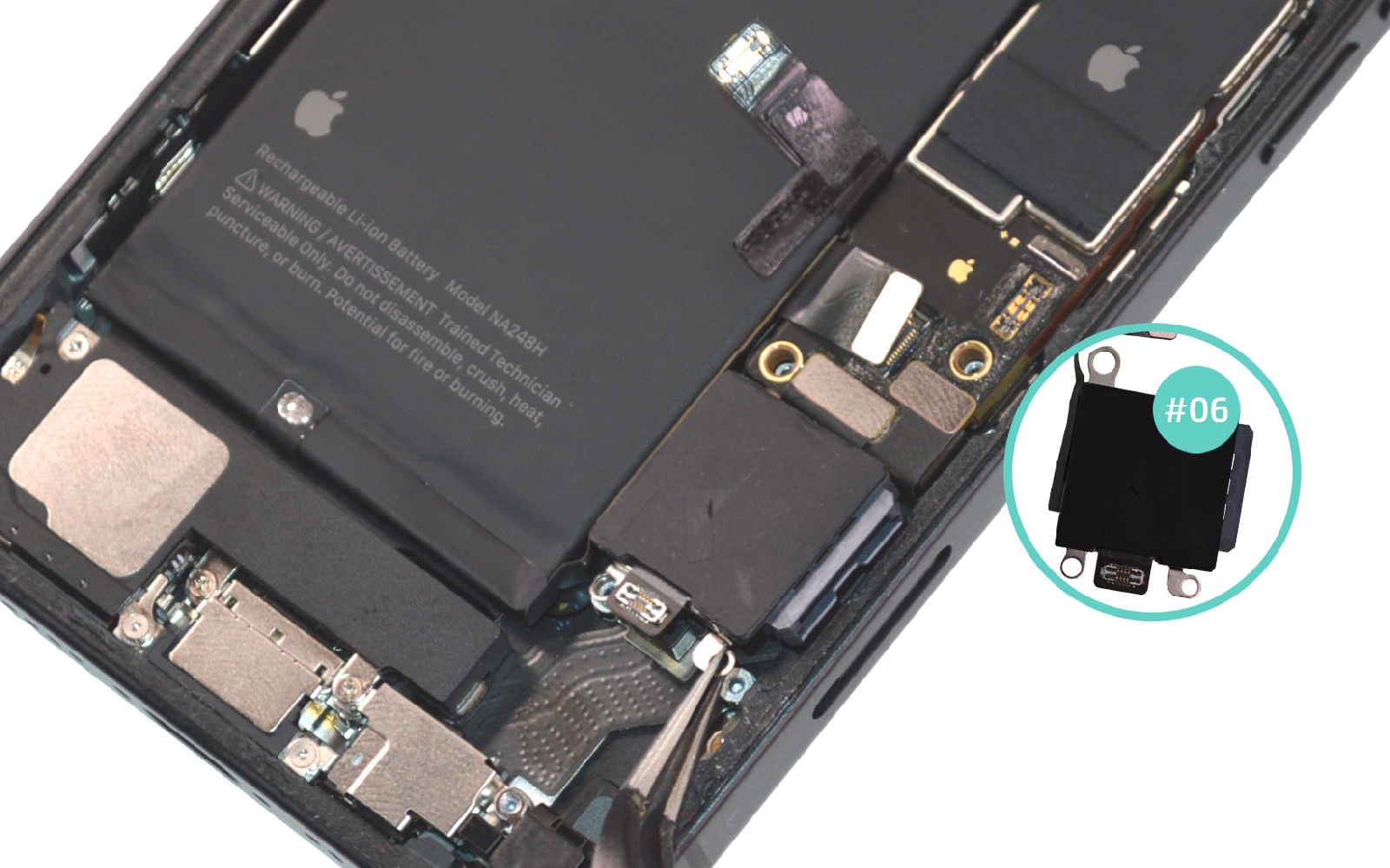 Comment changer le connecteur de charge  sur iPhone 16e photo 3