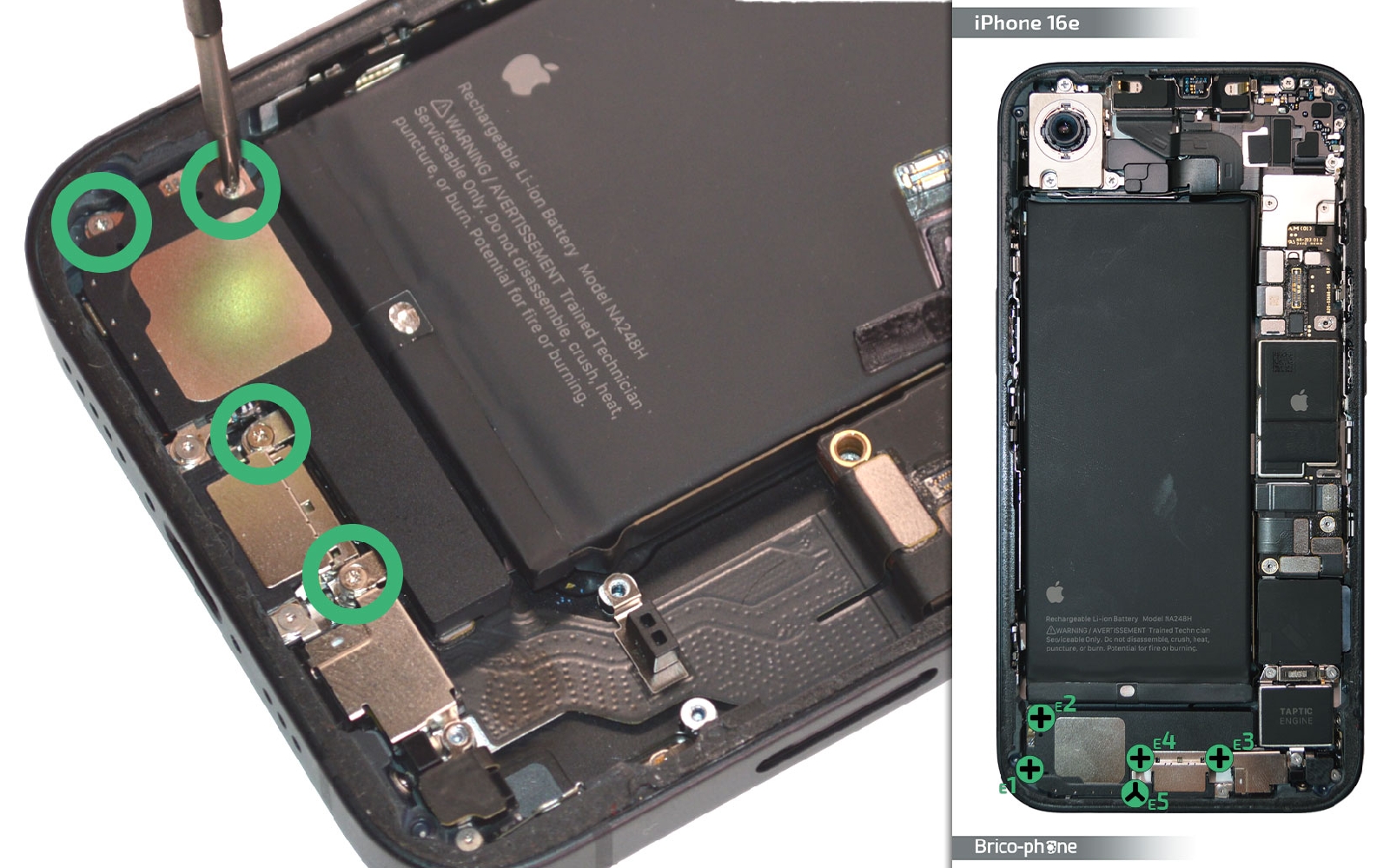 Comment changer le connecteur de charge  sur iPhone 16e photo 1