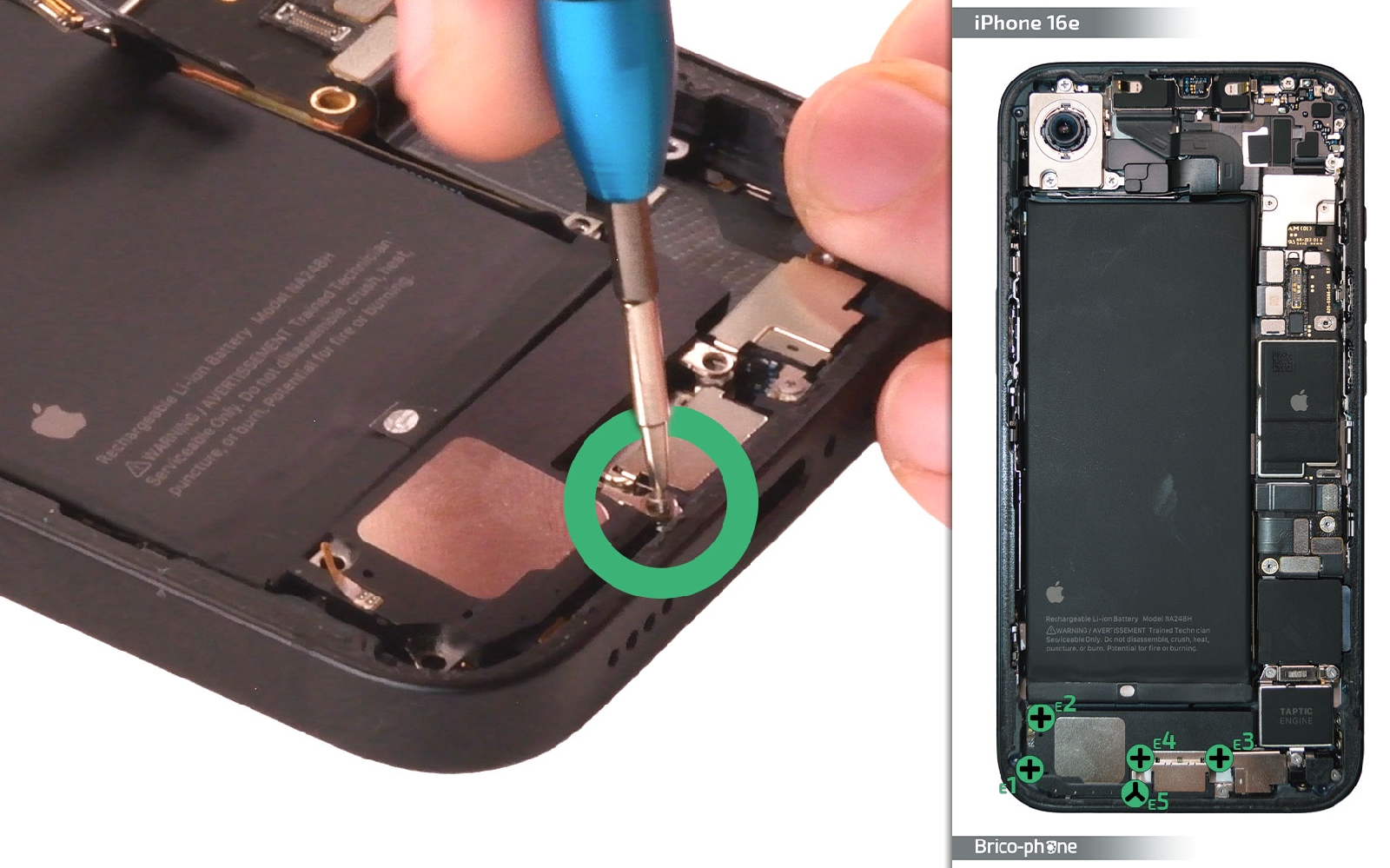Comment changer le connecteur de charge  sur iPhone 16e photo 2