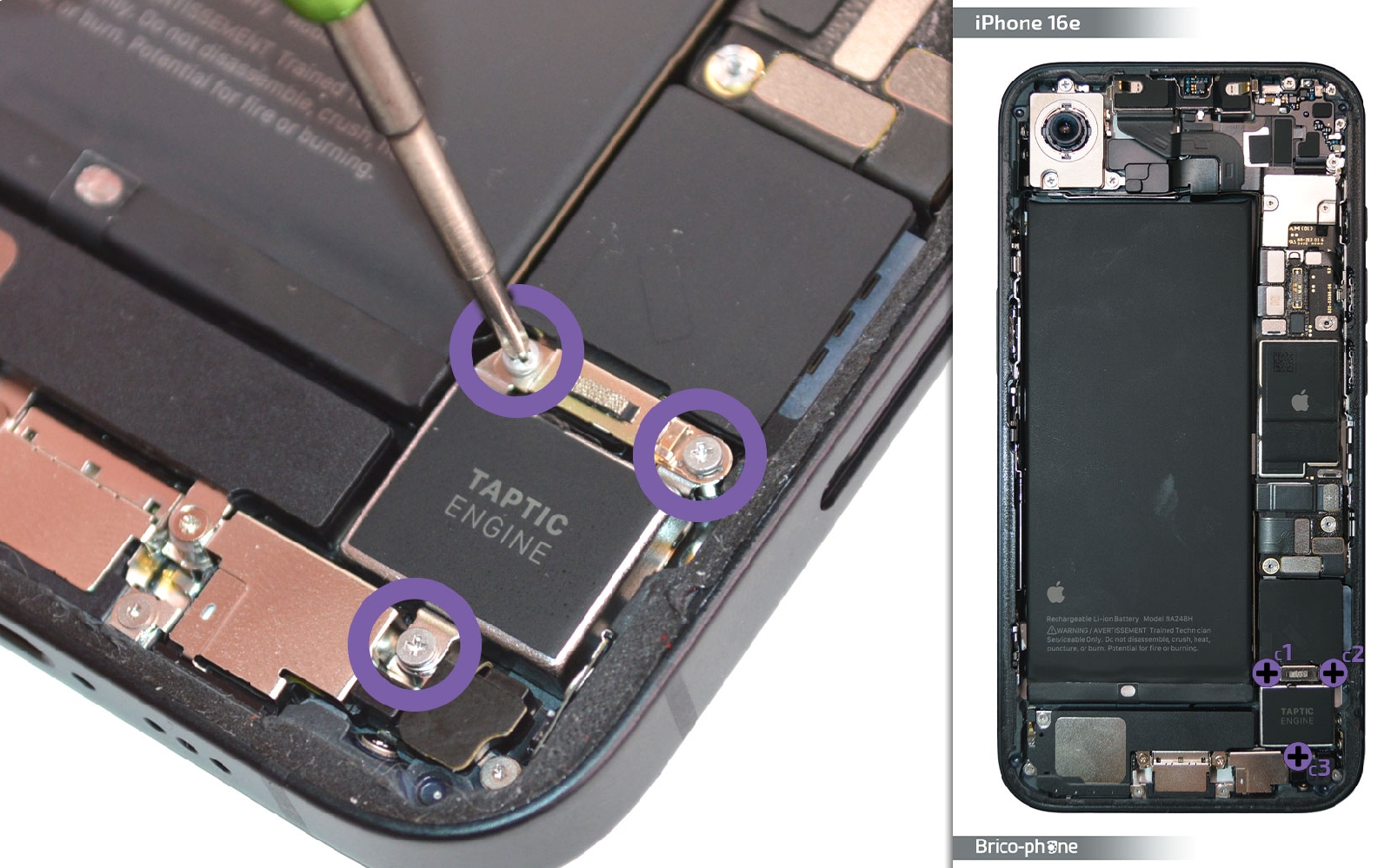 Comment changer le connecteur de charge  sur iPhone 16e photo 1