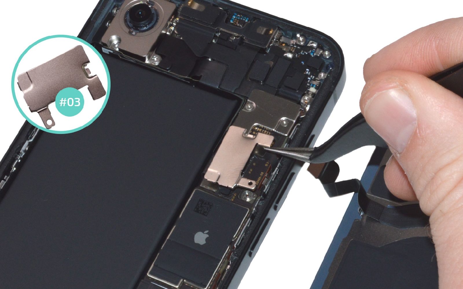 Comment changer la batterie sur iPhone 16e photo 2