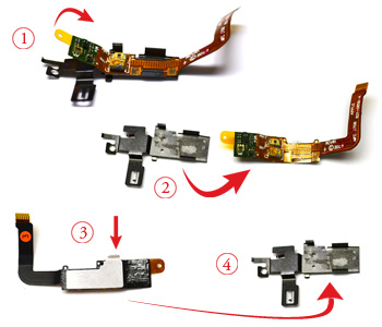 Changement de nappe capteur de proximité sur iPhone 3GS photo 1