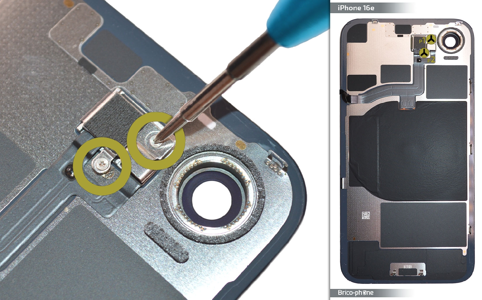 Comment changer la vitre arrière sur iPhone 16e photo 1