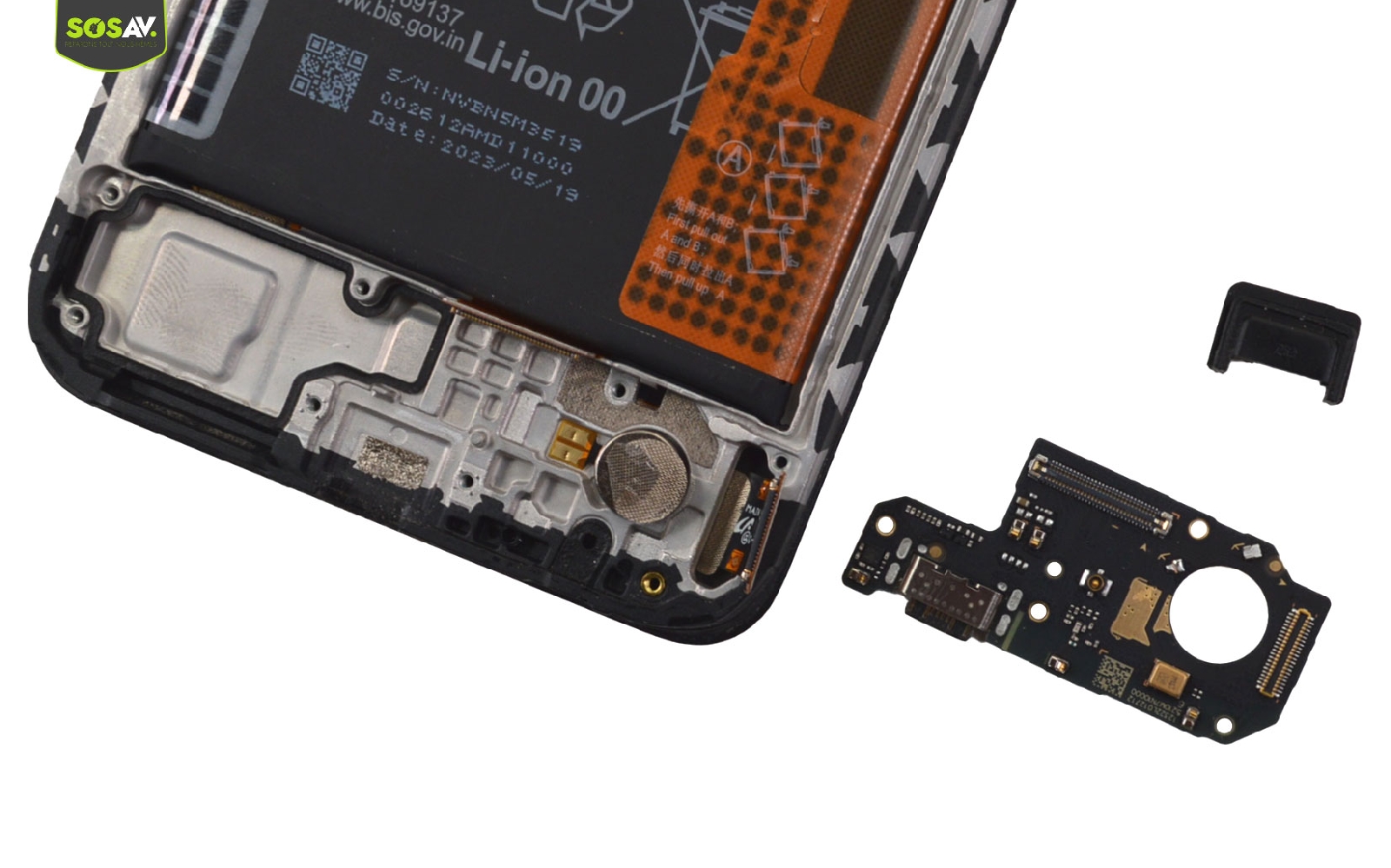 Comment changer le connecteur de charge  sur Redmi Note 12 (4G) photo 4