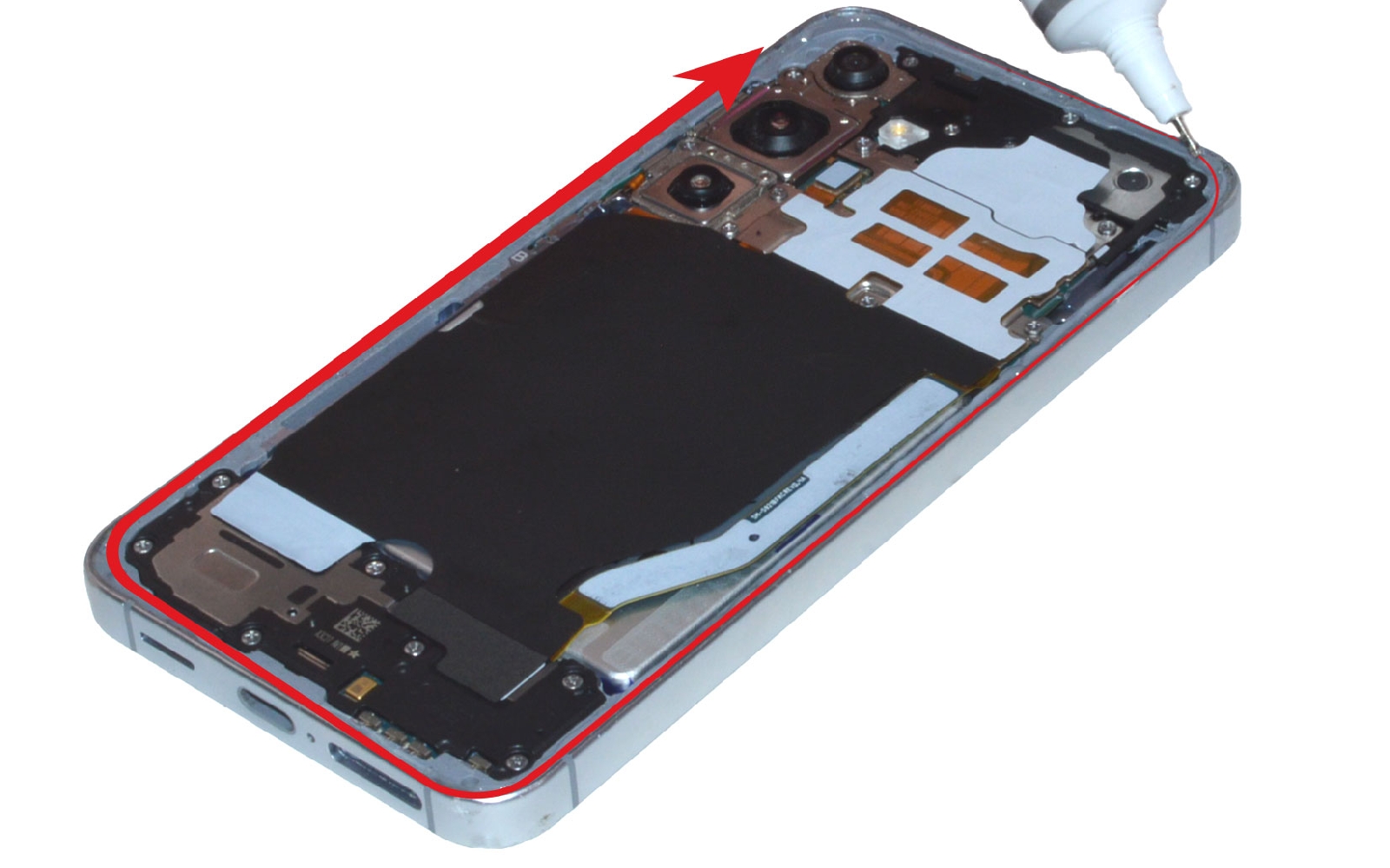 Comment changer la batterie sur Galaxy S24 photo 2