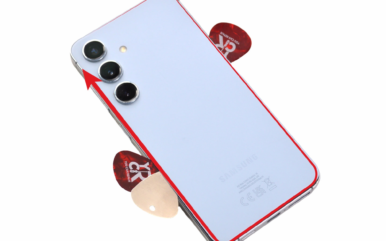 Comment changer la batterie sur Galaxy S24 photo 3