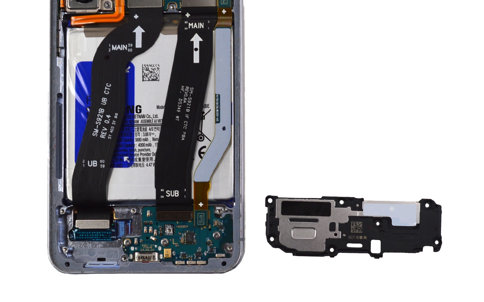 Comment changer la batterie sur Galaxy S24 photo 4