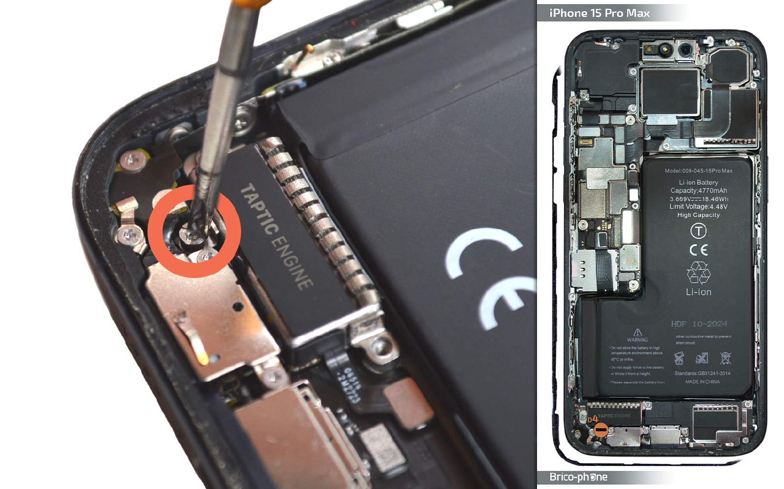 Comment changer la batterie sur iPhone 15 Pro Max photo 3