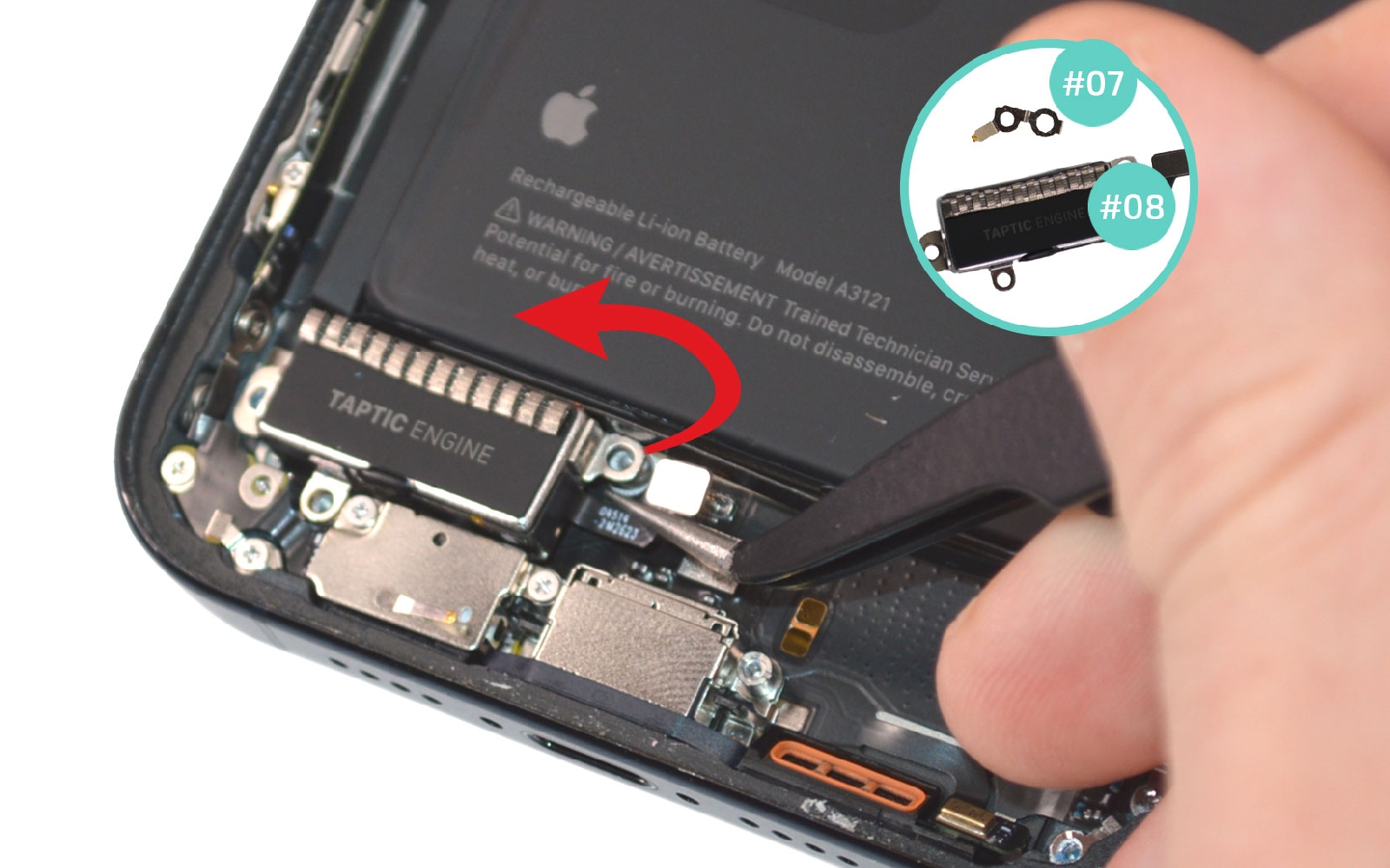 Comment changer la batterie sur iPhone 15 Pro Max photo 4