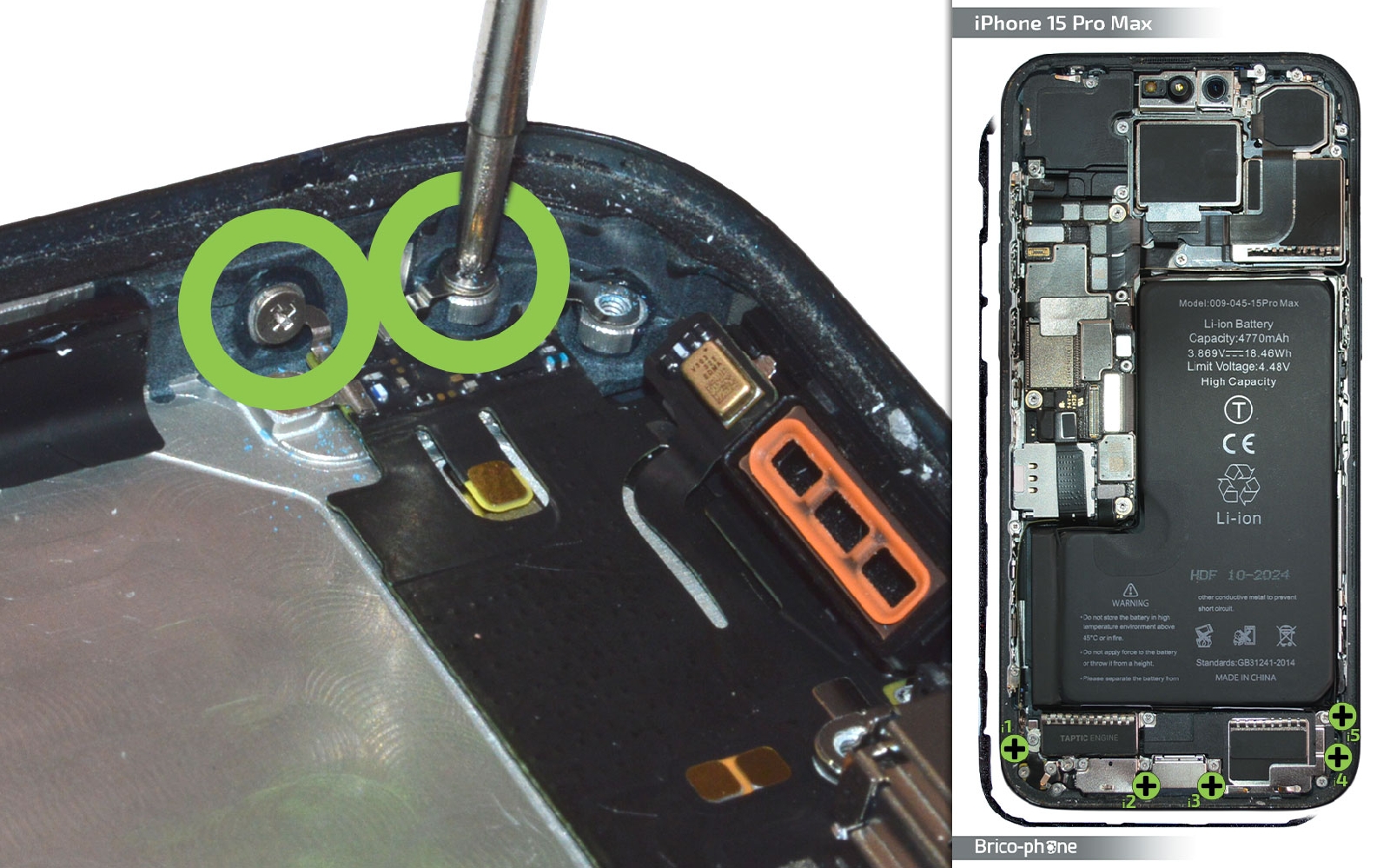 Comment changer le connecteur de charge  sur iPhone 15 Pro Max photo 3