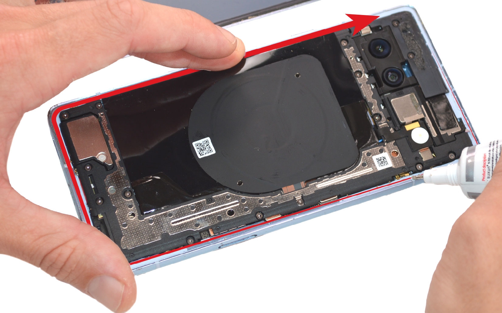 Comment changer la batterie sur Pixel 7A photo 2